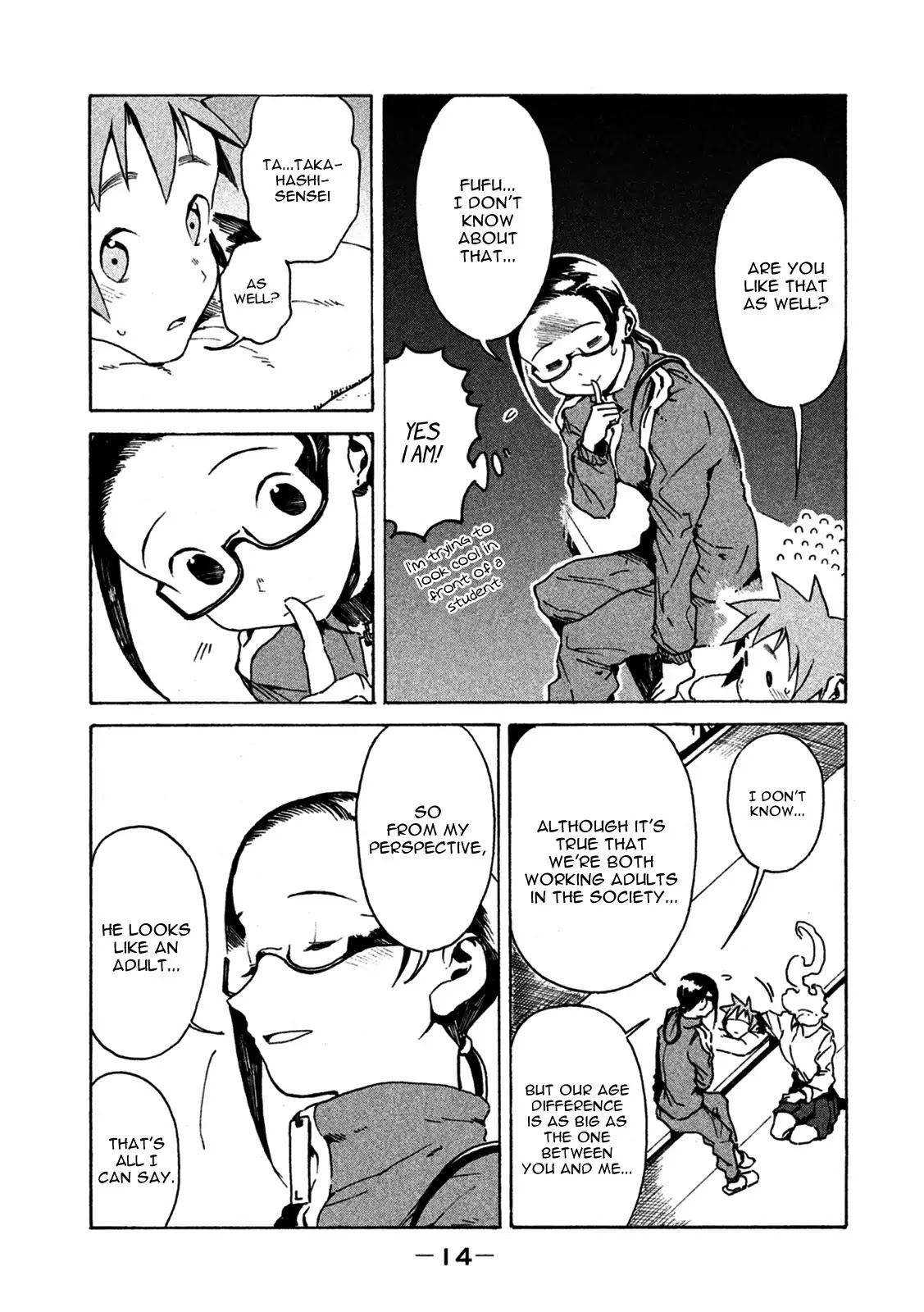 Ajin-chan wa Kataritai Chapter 10 page 13 - Chapter 10: Succubus-san is a Good Adult