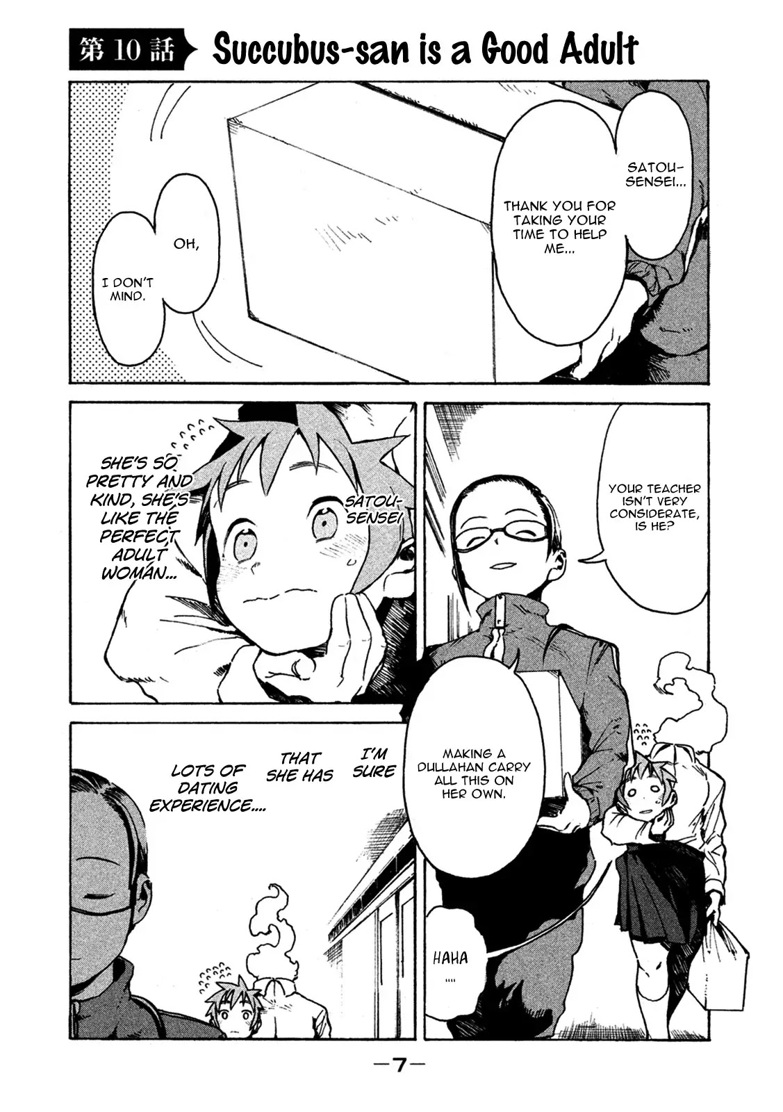Ajin-chan wa Kataritai Chapter 10 page 6 - Chapter 10: Succubus-san is a Good Adult
