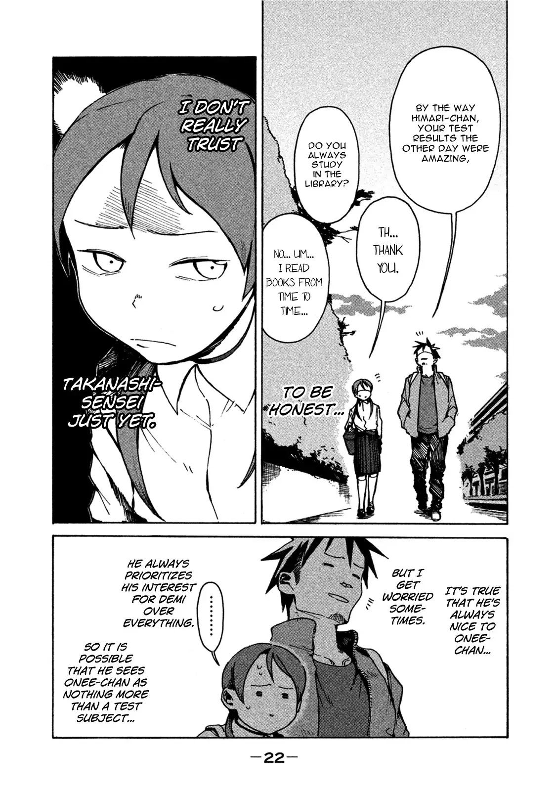 Ajin-chan wa Kataritai Chapter 11 page 3 - Chapter 11: Takanashi Himari is Doubtful
