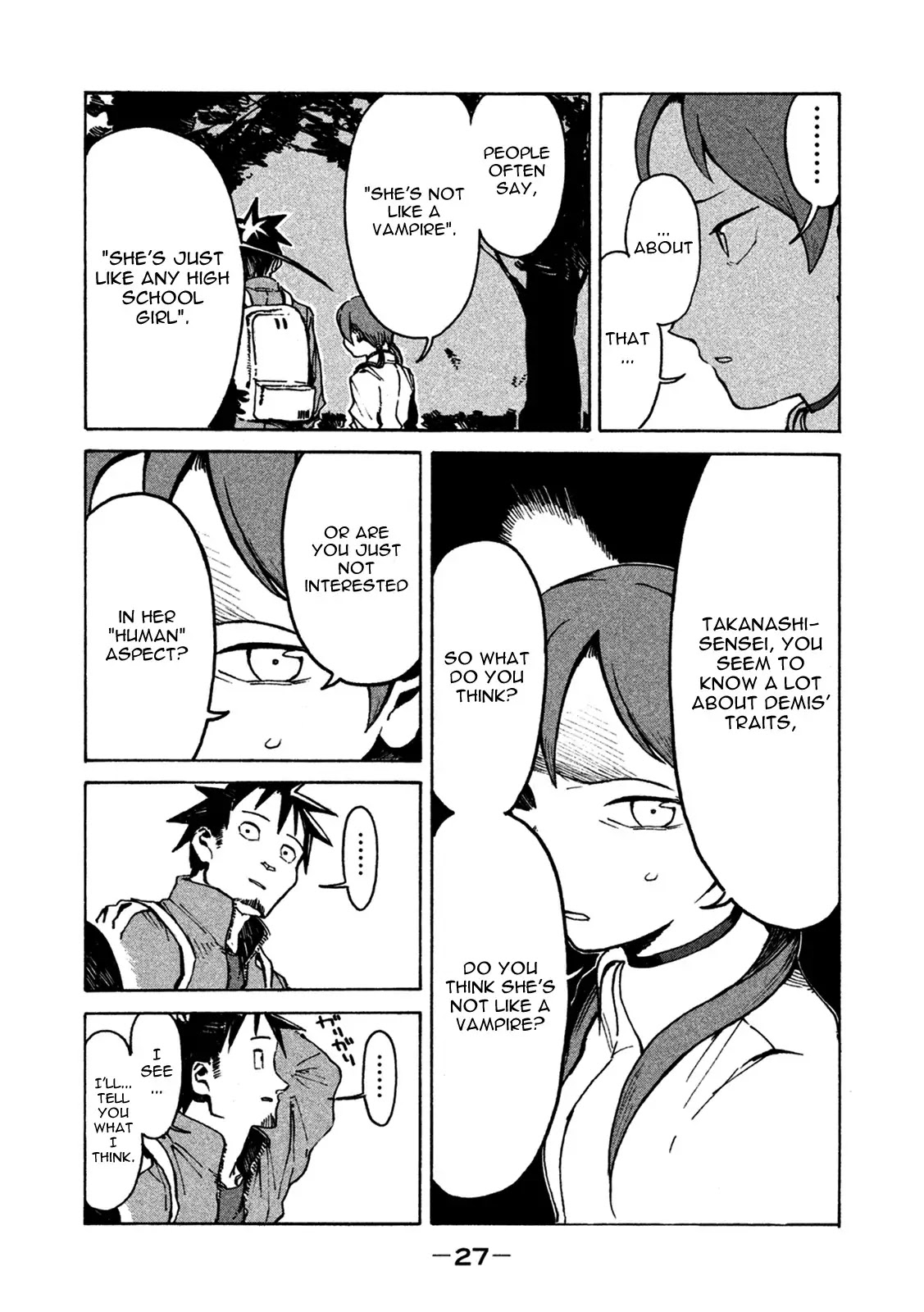 Ajin-chan wa Kataritai Chapter 11 page 8 - Chapter 11: Takanashi Himari is Doubtful