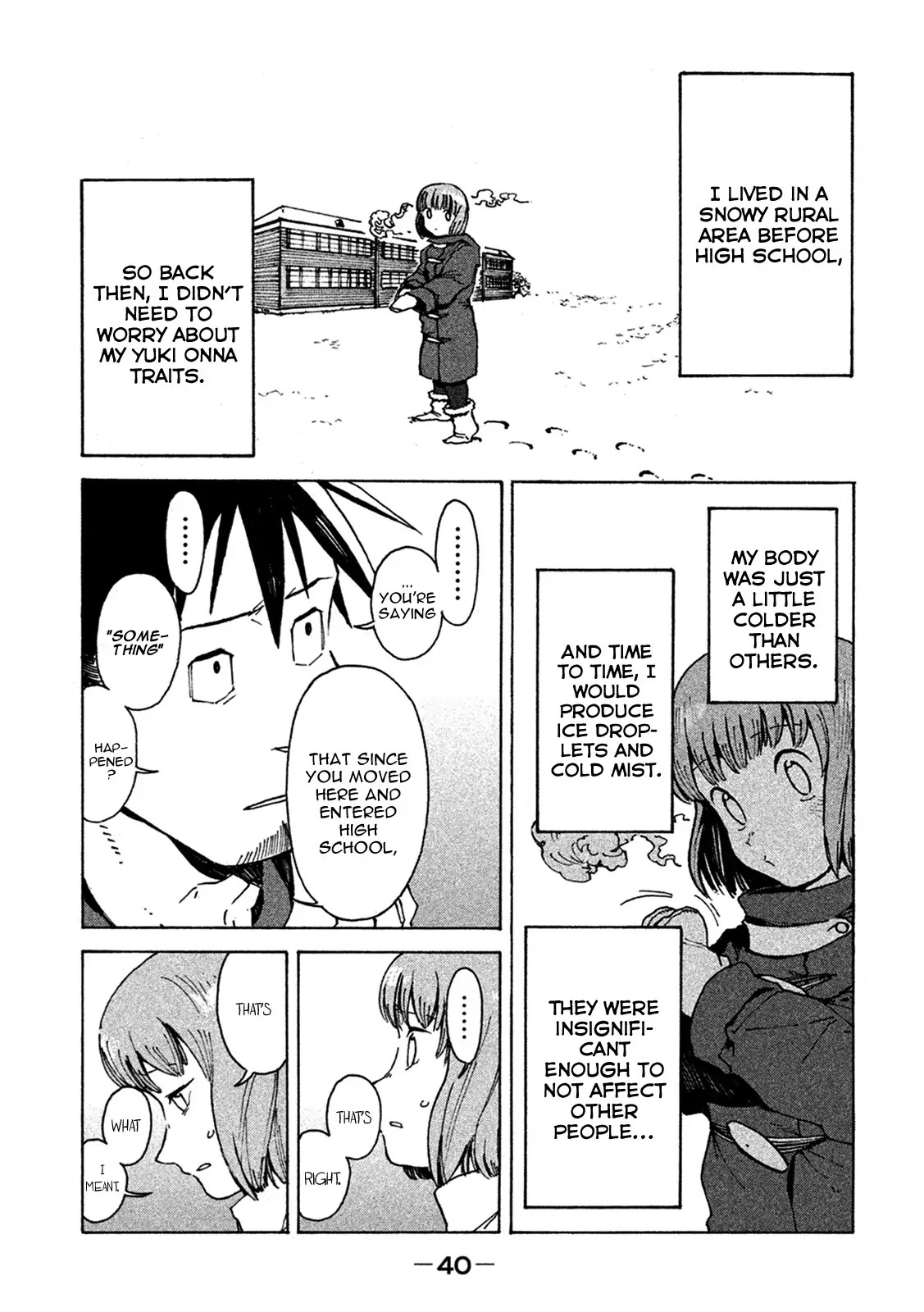 Ajin-chan wa Kataritai Chapter 12 page 4 - Chapter 12: Yuki Onna-chan is Cold (Part 1)