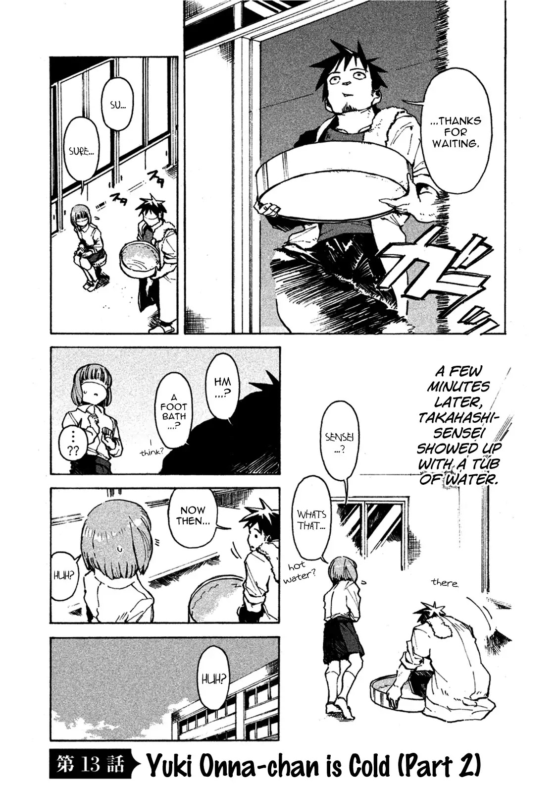 Ajin-chan wa Kataritai Chapter 13 page 1 - Chapter 13: Yuki Onna-chan is Cold (Part 2)