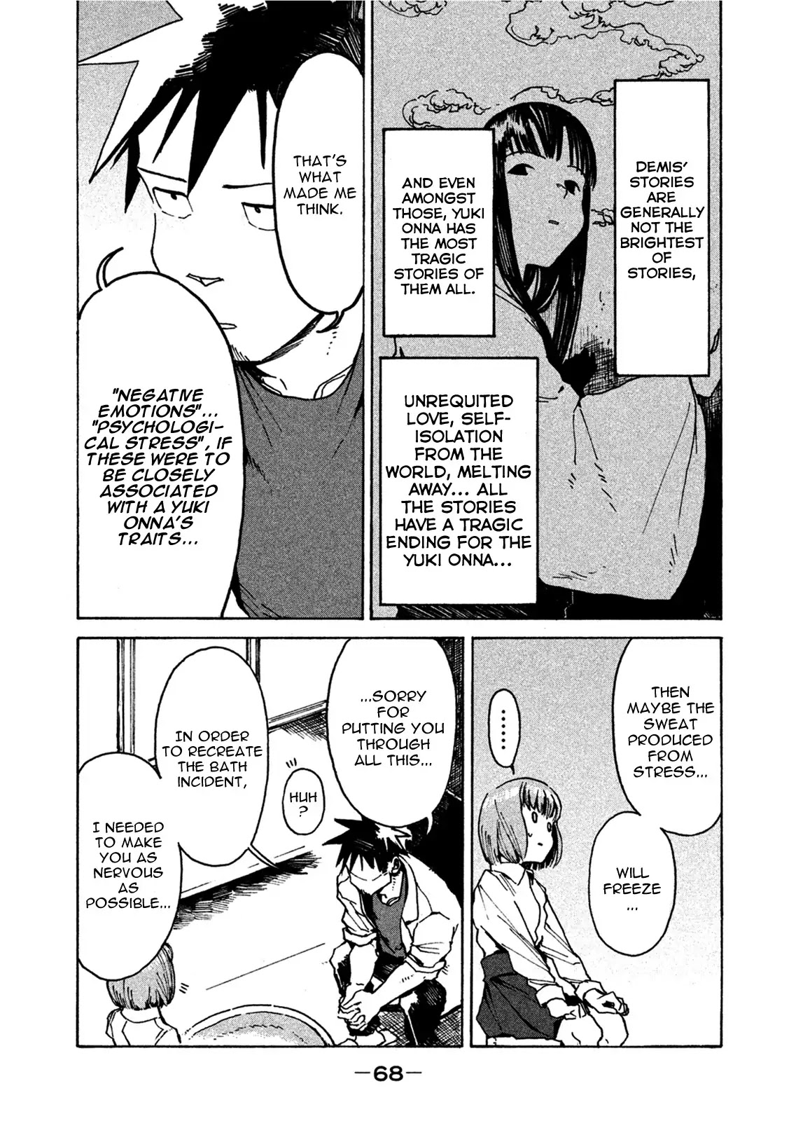 Ajin-chan wa Kataritai Chapter 13 page 12 - Chapter 13: Yuki Onna-chan is Cold (Part 2)
