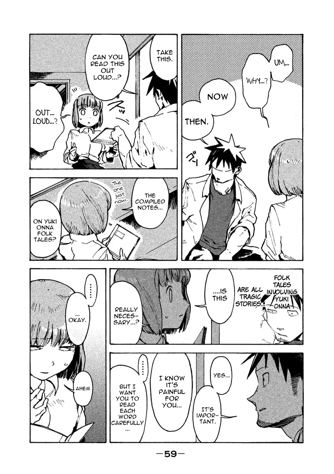 Ajin-chan wa Kataritai Chapter 13 page 3 - Chapter 13: Yuki Onna-chan is Cold (Part 2)