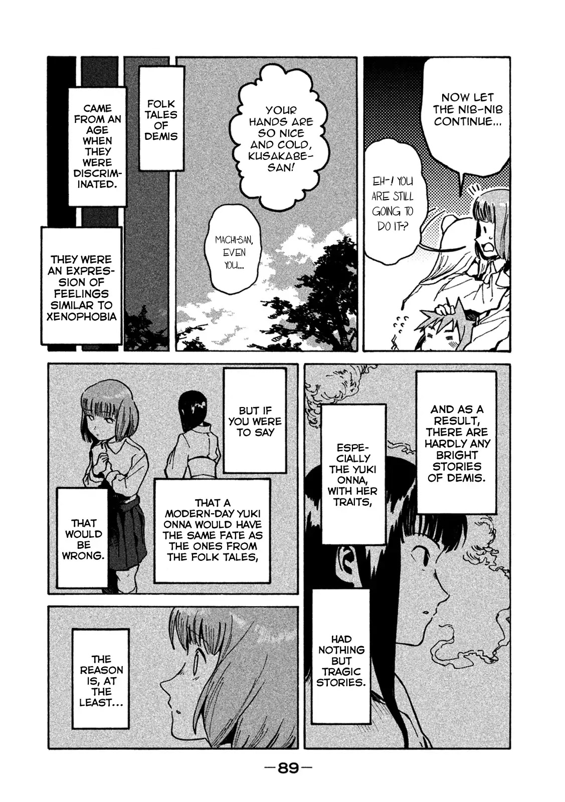 Ajin-chan wa Kataritai Chapter 14 page 13 - Chapter 14: The Demi-chans are Friends