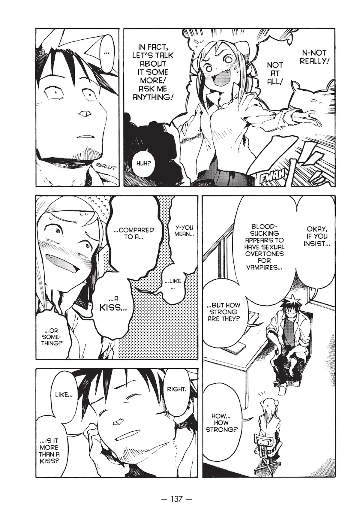 Ajin-chan wa Kataritai Chapter 16.5 page 5 - Vol.2 Bonus Chapter ... Hikari Takanashi, Vampire