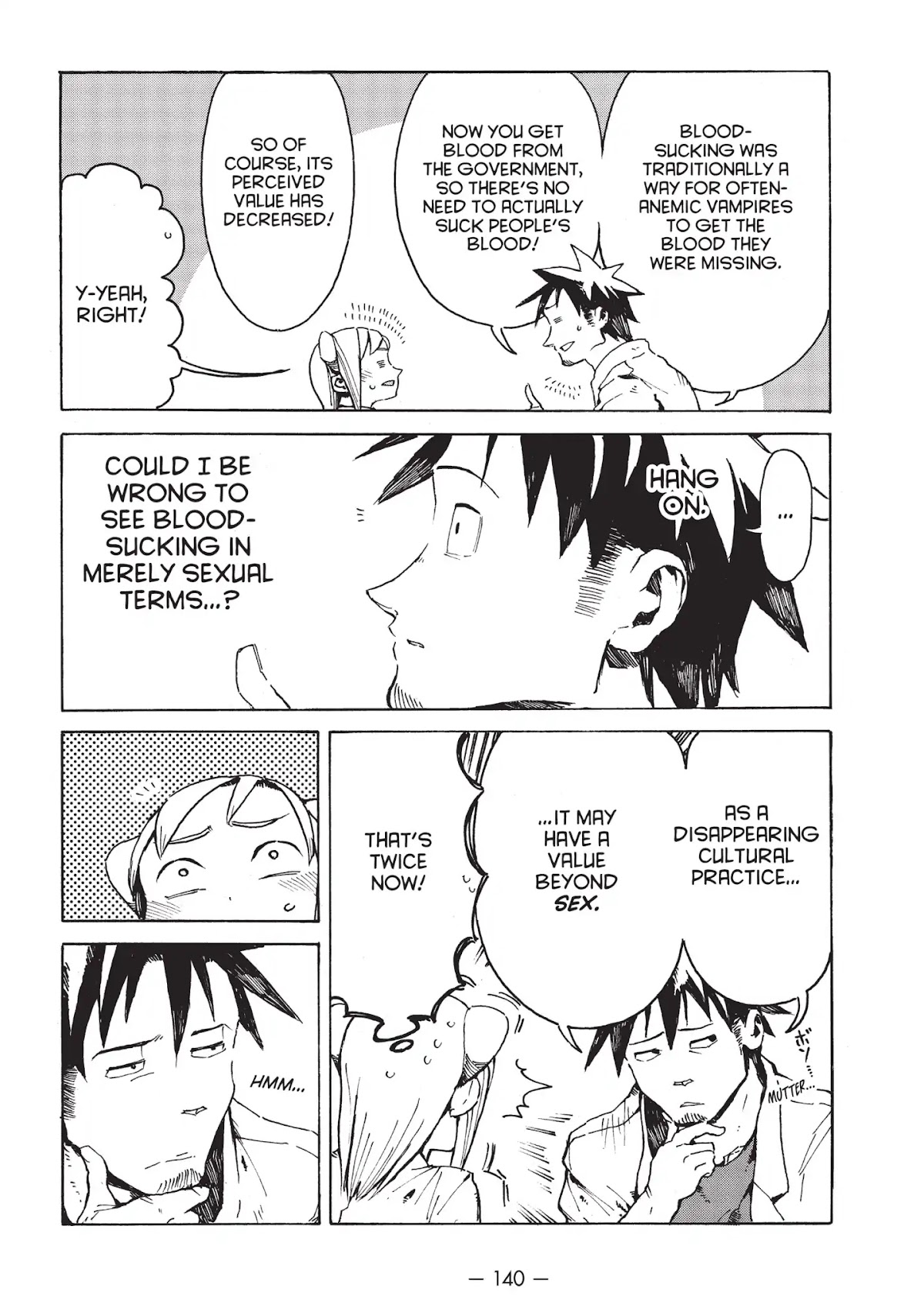 Ajin-chan wa Kataritai Chapter 16.5 page 8 - Vol.2 Bonus Chapter ... Hikari Takanashi, Vampire