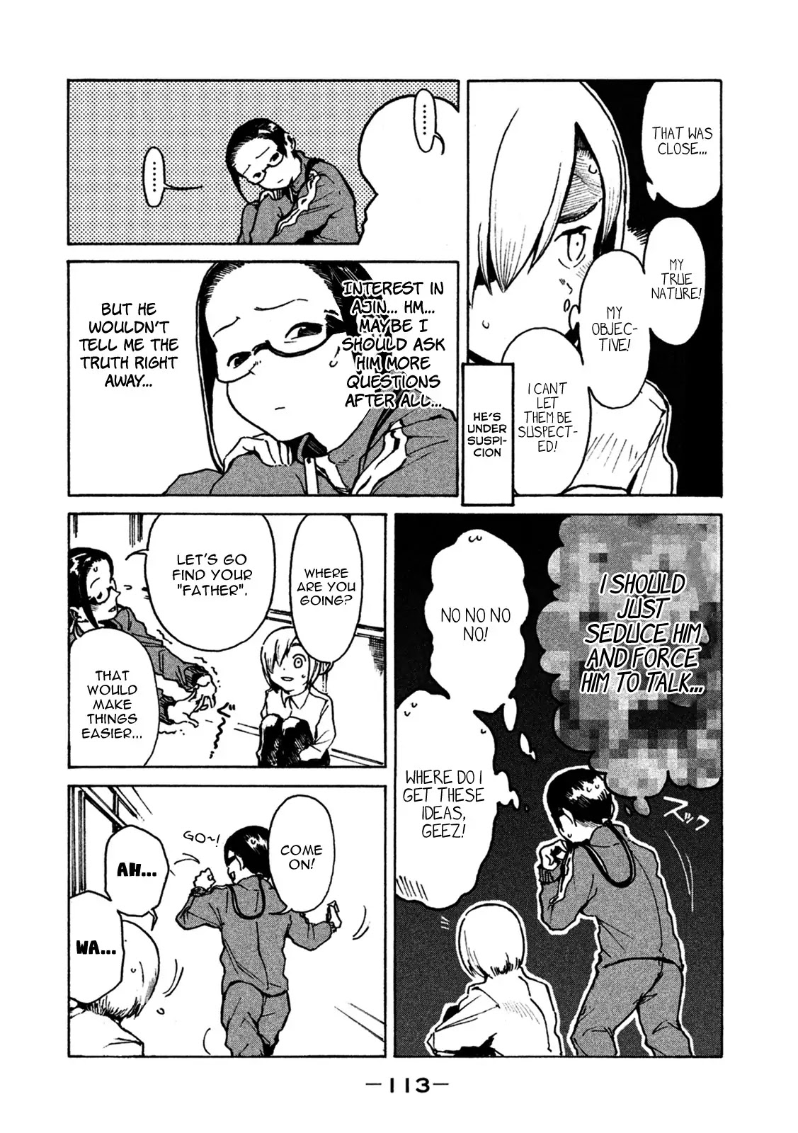 Ajin-chan wa Kataritai Chapter 16 page 7 - Chapter 16: The Boy is Kurt