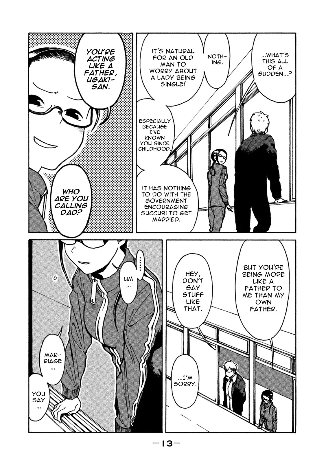 Ajin-chan wa Kataritai Chapter 17 page 11 - Chapter 17: Succubus-san is Confused