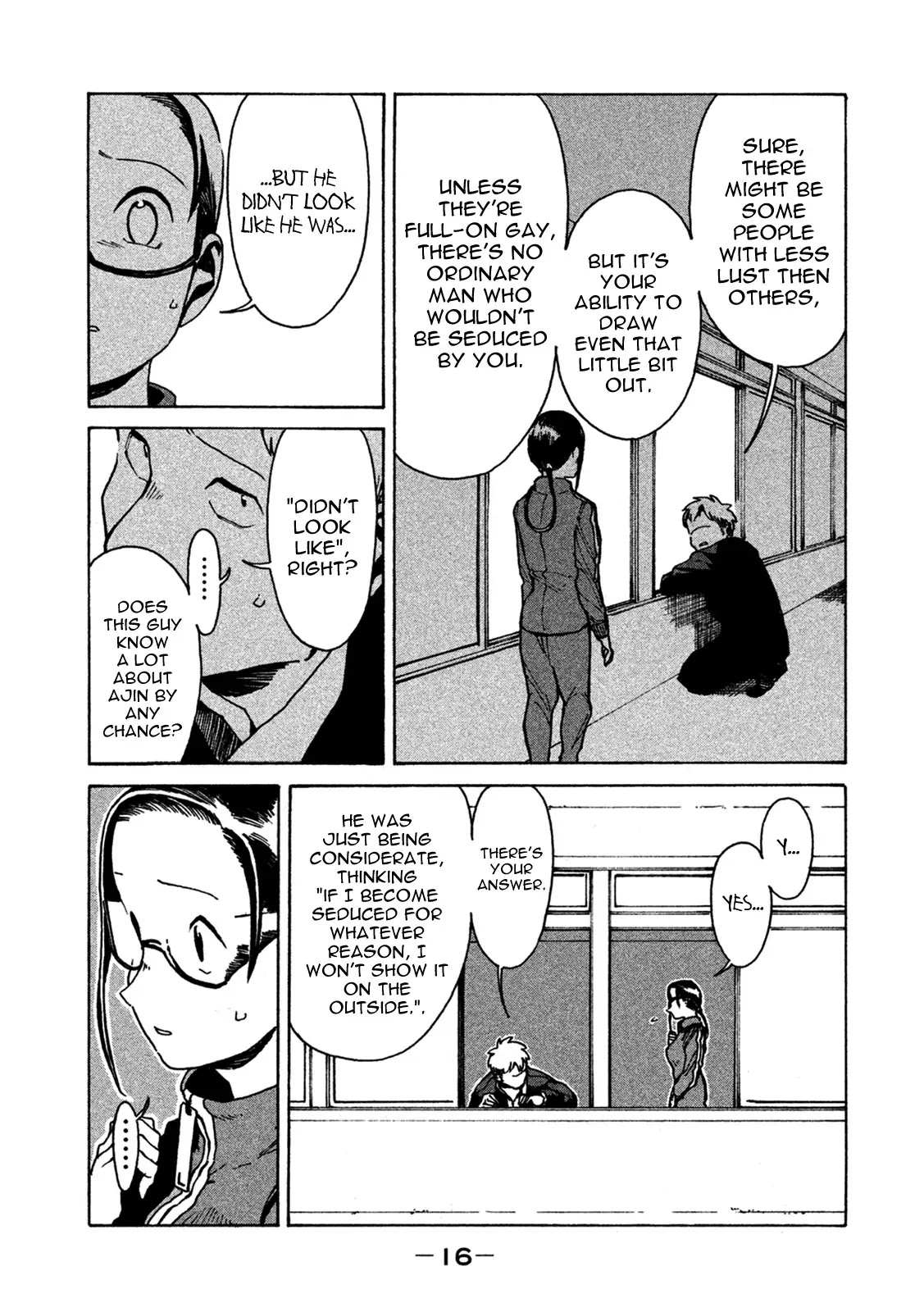 Ajin-chan wa Kataritai Chapter 17 page 14 - Chapter 17: Succubus-san is Confused
