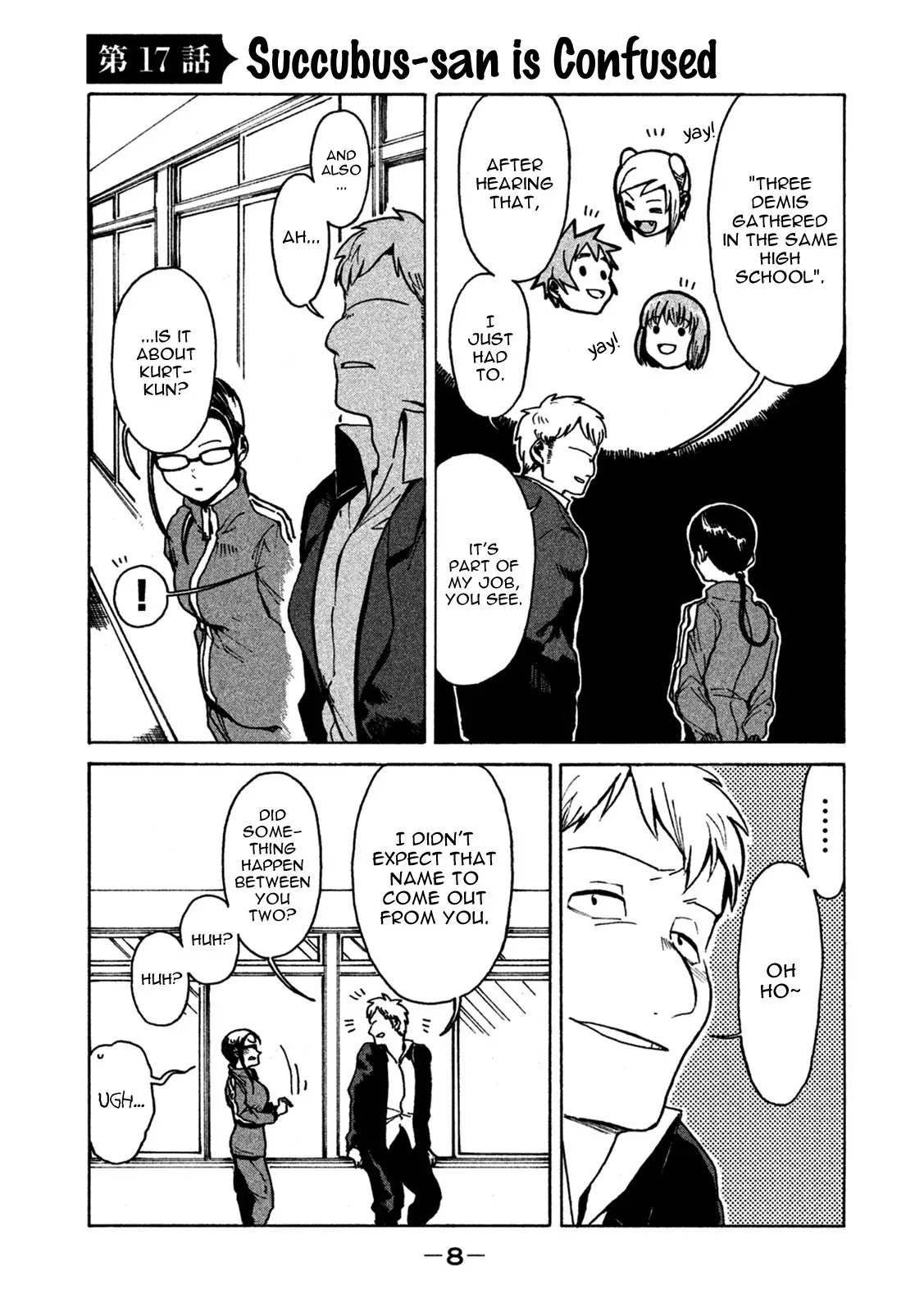 Ajin-chan wa Kataritai Chapter 17 page 6 - Chapter 17: Succubus-san is Confused