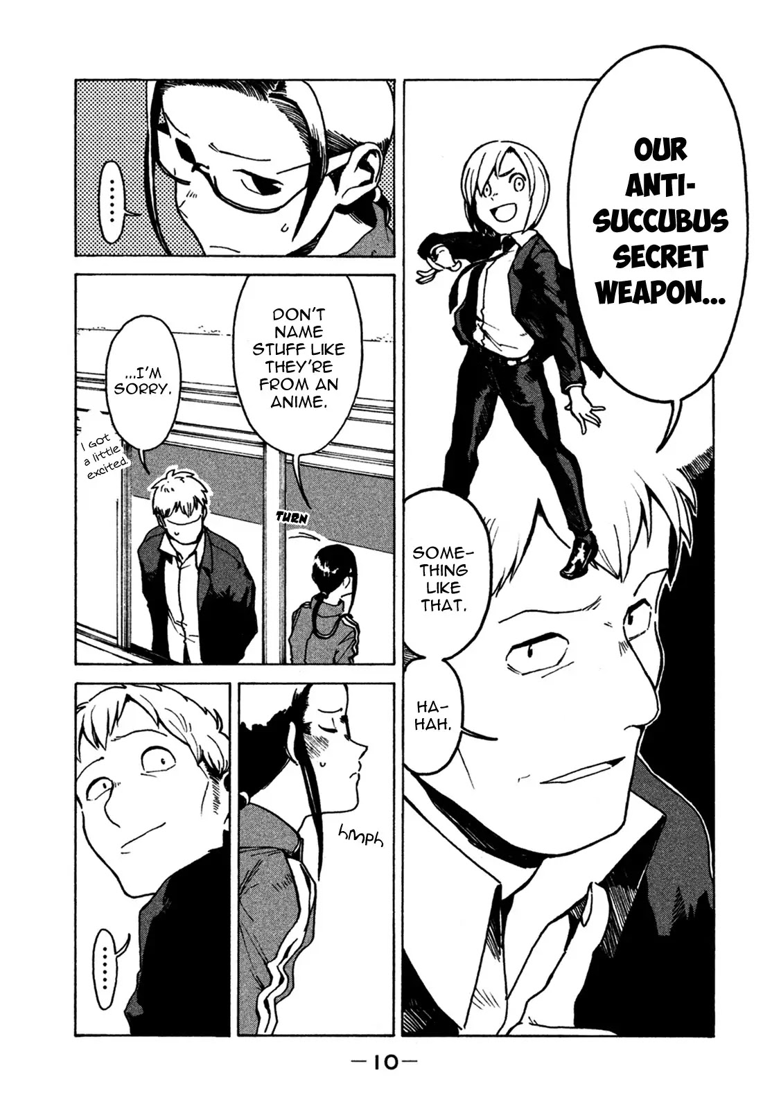 Ajin-chan wa Kataritai Chapter 17 page 8 - Chapter 17: Succubus-san is Confused