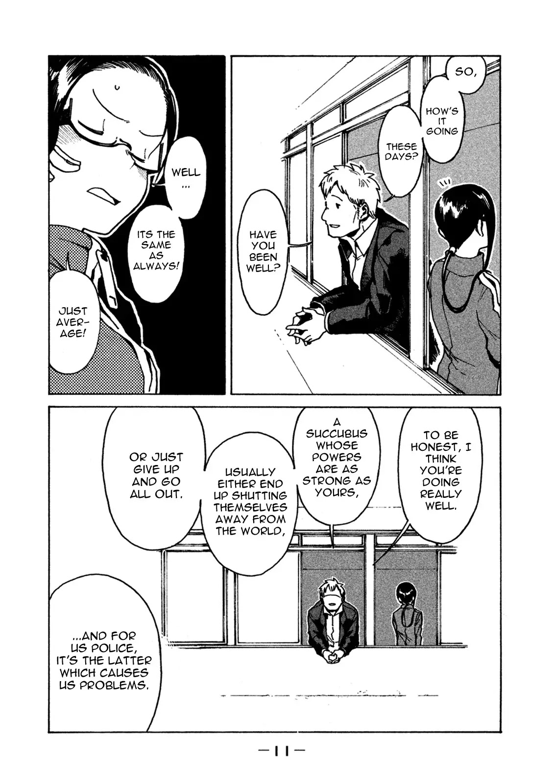 Ajin-chan wa Kataritai Chapter 17 page 9 - Chapter 17: Succubus-san is Confused