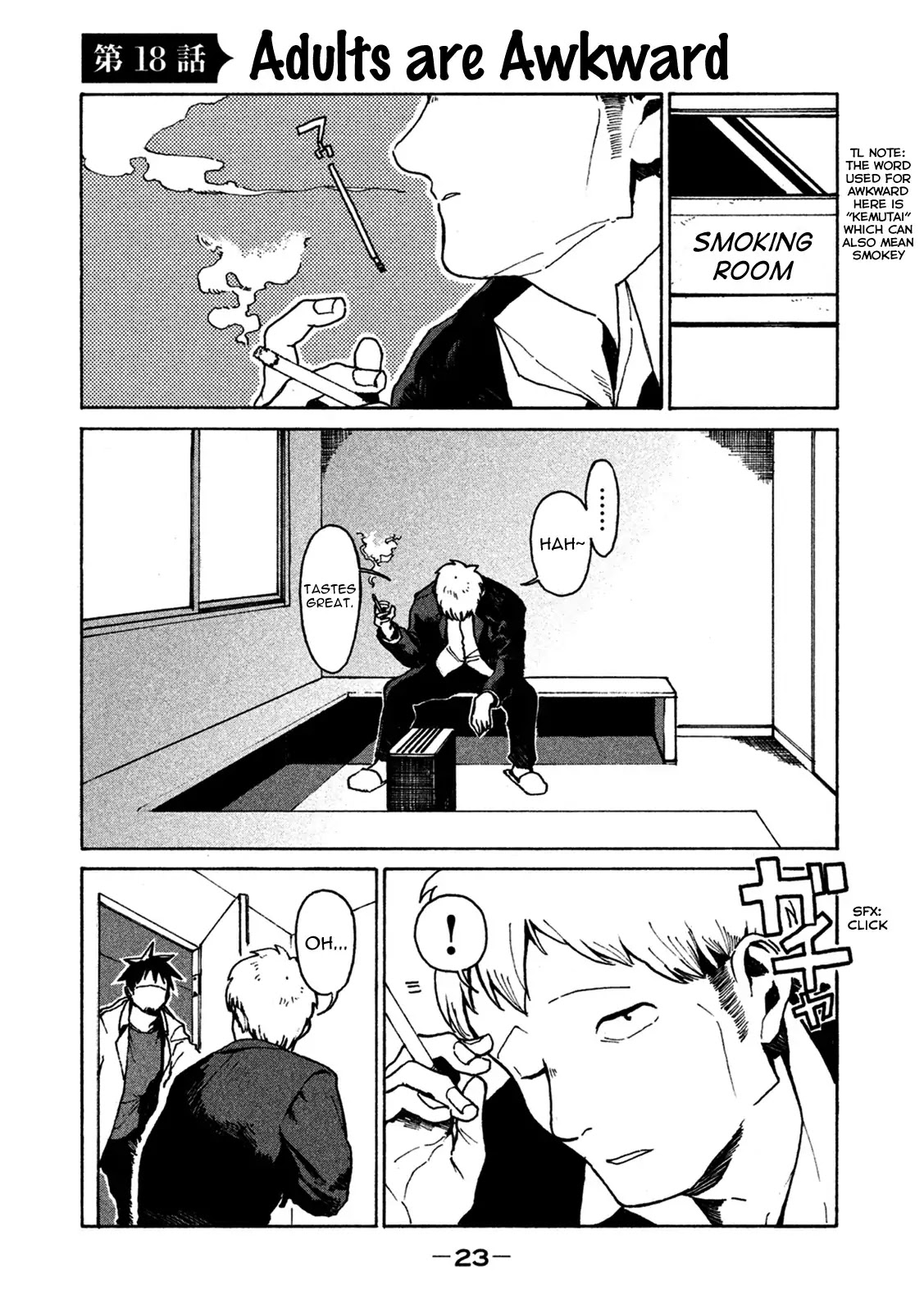 Ajin-chan wa Kataritai Chapter 18 page 1 - Chapter 18: Adults are Awkward