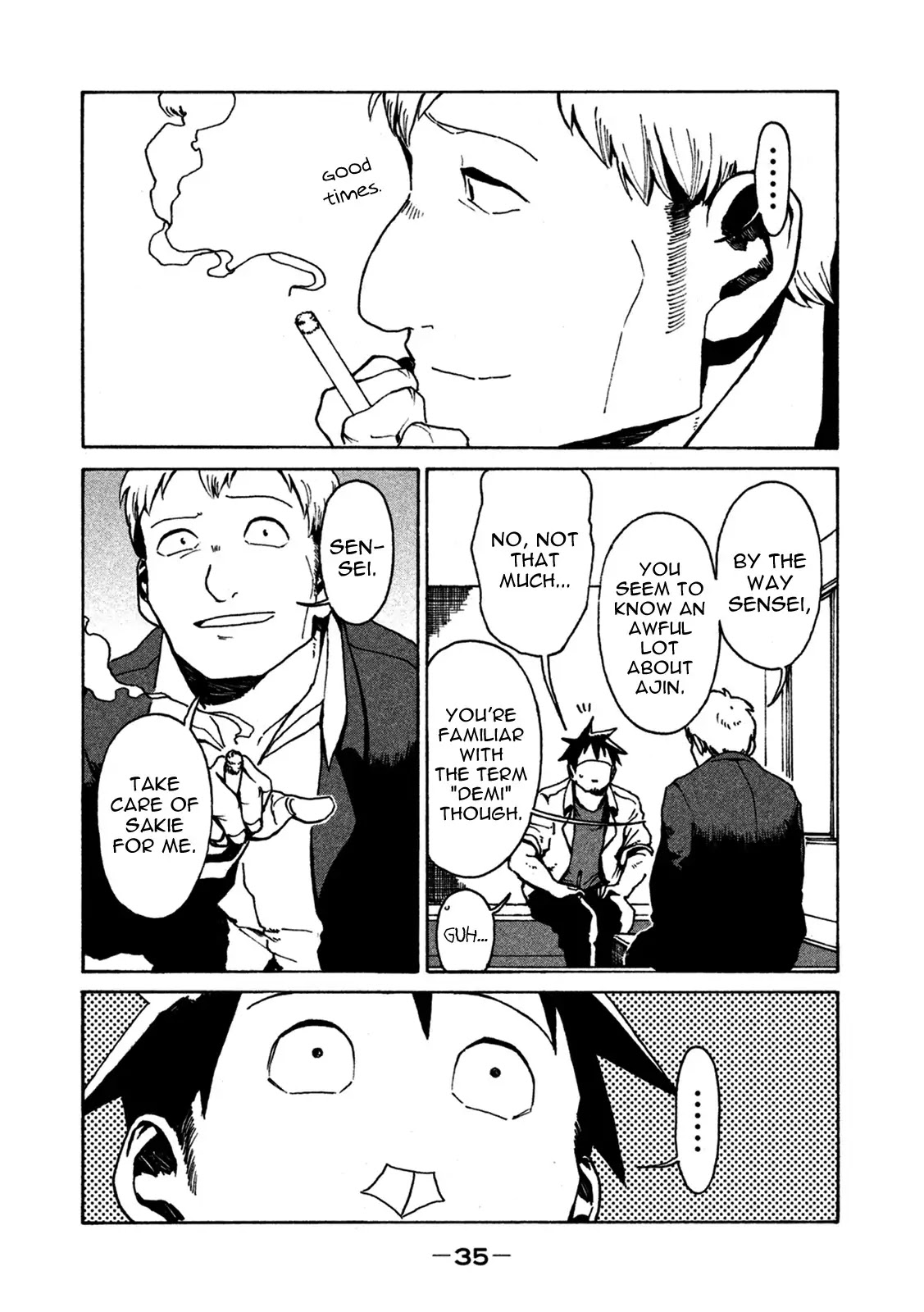 Ajin-chan wa Kataritai Chapter 18 page 13 - Chapter 18: Adults are Awkward