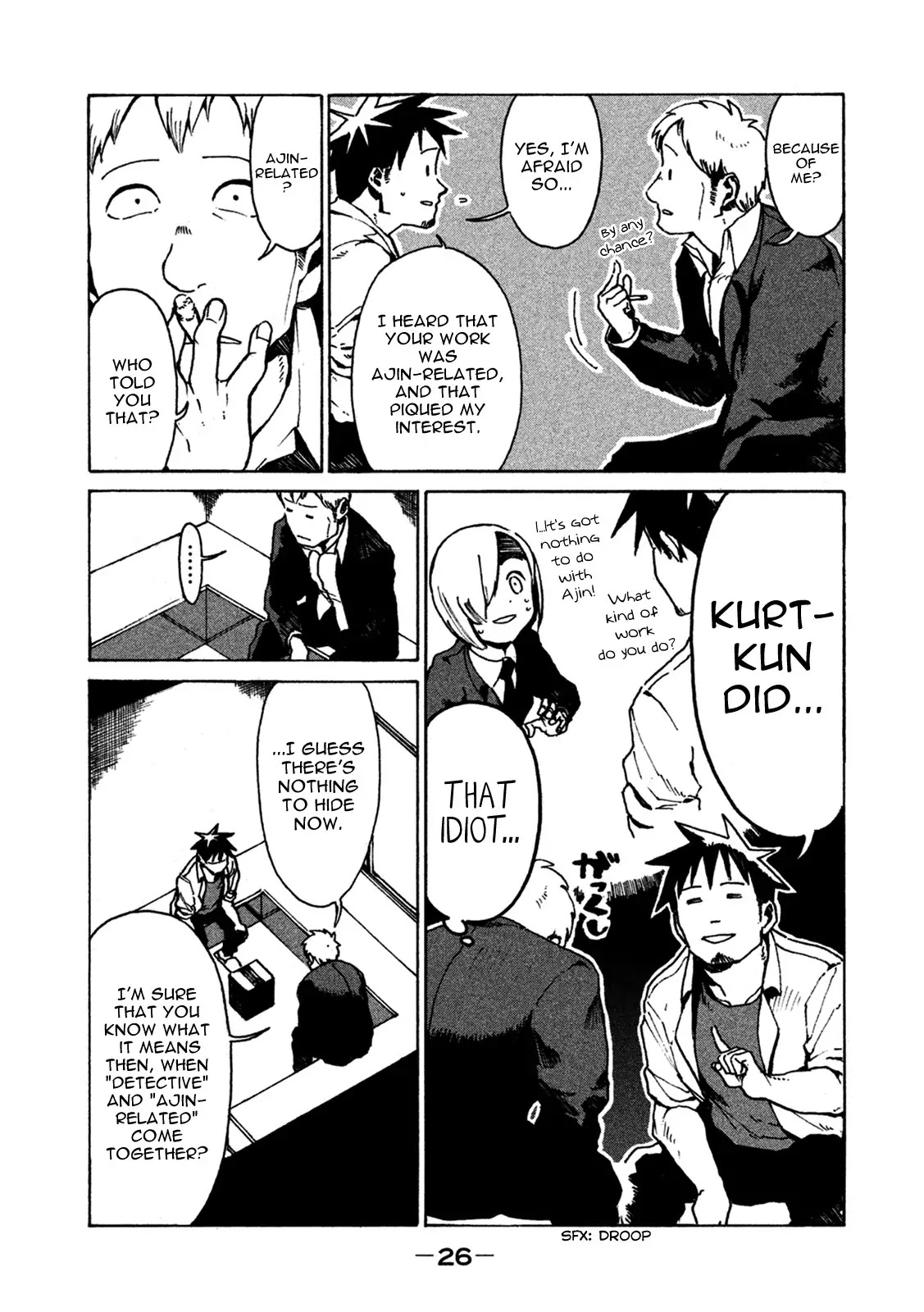 Ajin-chan wa Kataritai Chapter 18 page 4 - Chapter 18: Adults are Awkward