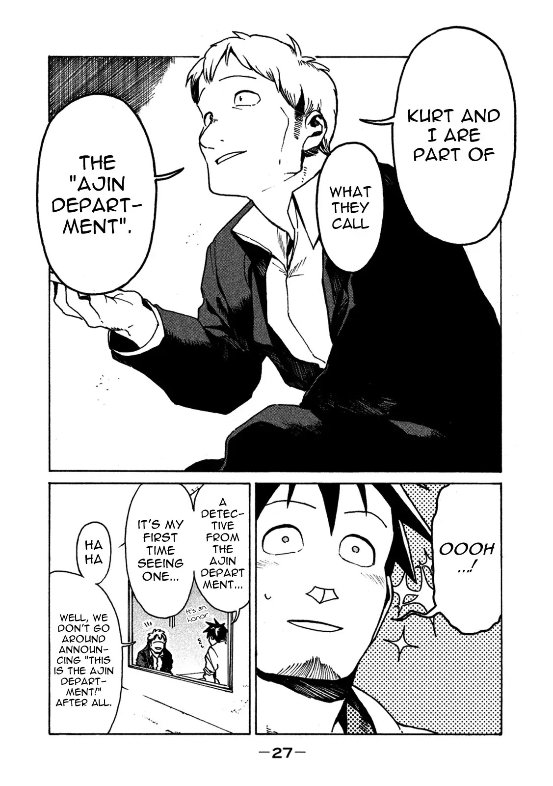 Ajin-chan wa Kataritai Chapter 18 page 5 - Chapter 18: Adults are Awkward