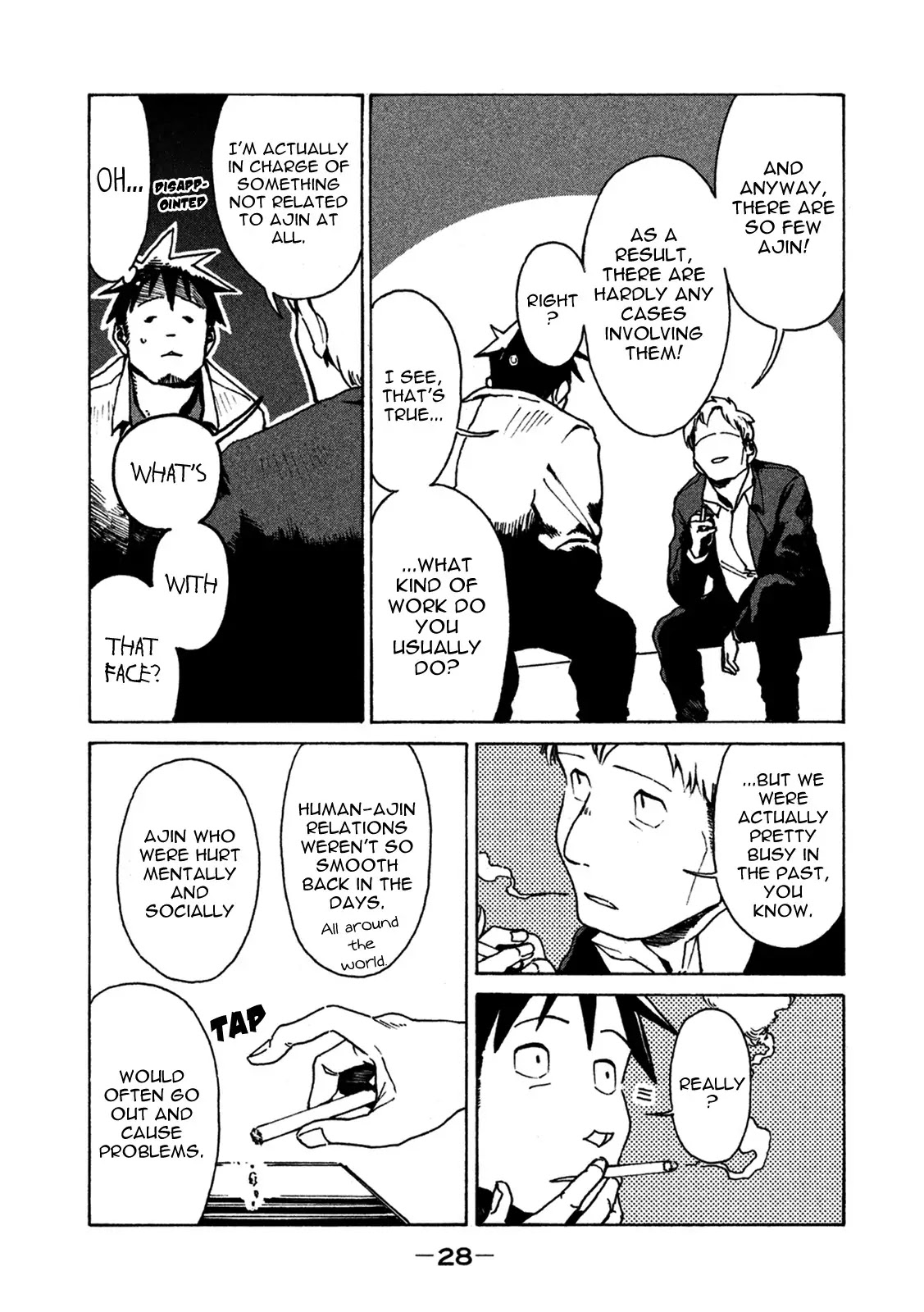 Ajin-chan wa Kataritai Chapter 18 page 6 - Chapter 18: Adults are Awkward