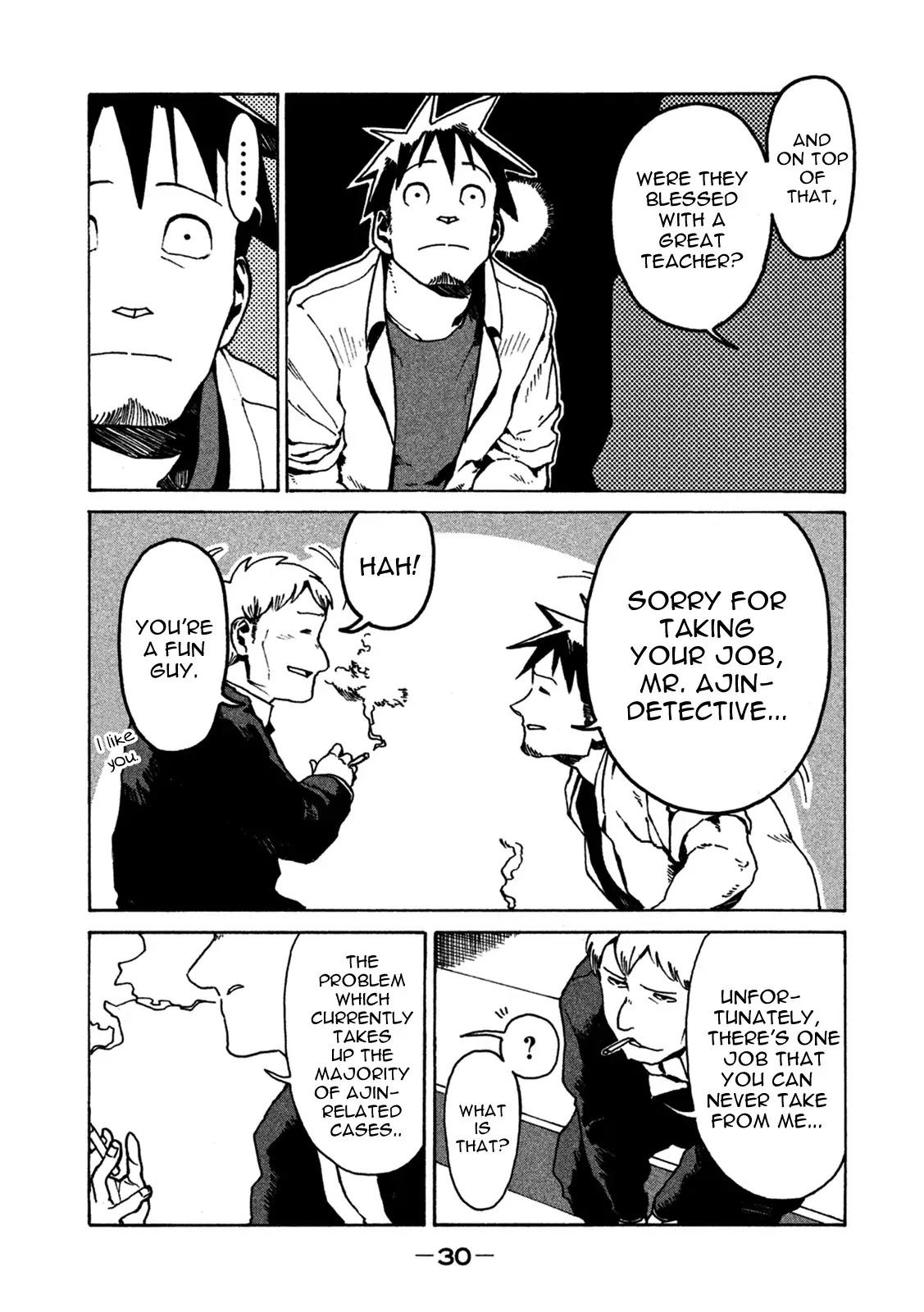 Ajin-chan wa Kataritai Chapter 18 page 8 - Chapter 18: Adults are Awkward