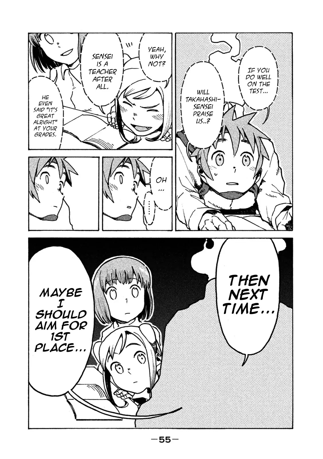 Ajin-chan wa Kataritai Chapter 19 page 13 - Chapter 19: Demi-chan Wants to Study