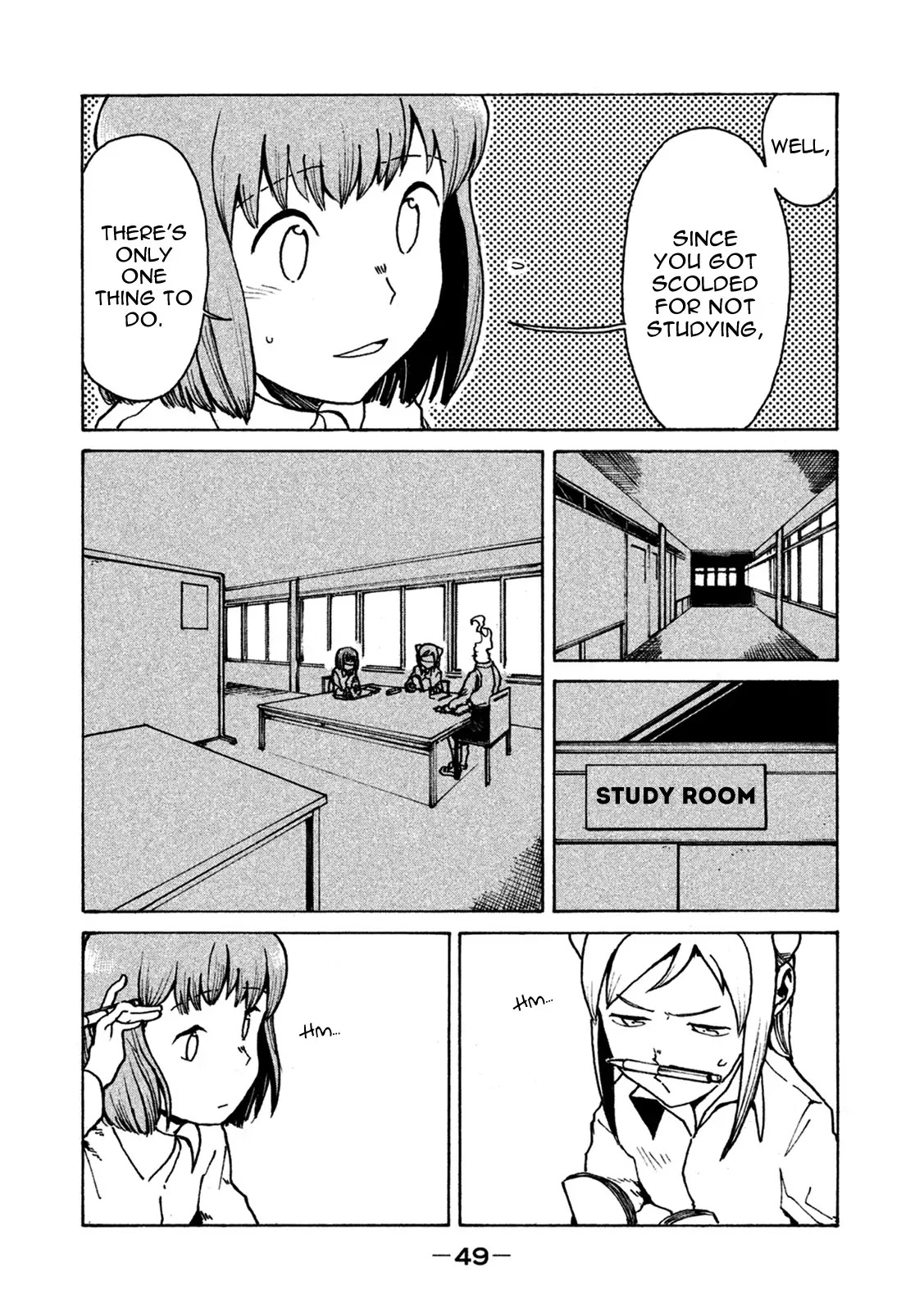 Ajin-chan wa Kataritai Chapter 19 page 7 - Chapter 19: Demi-chan Wants to Study