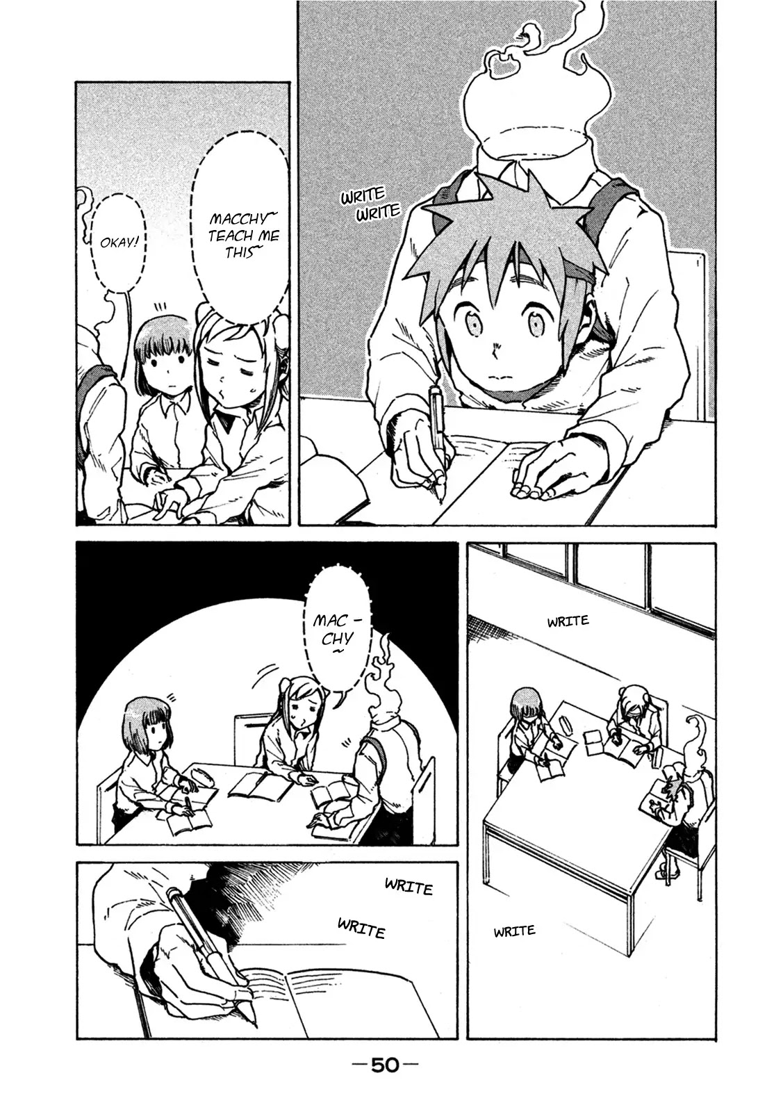 Ajin-chan wa Kataritai Chapter 19 page 8 - Chapter 19: Demi-chan Wants to Study