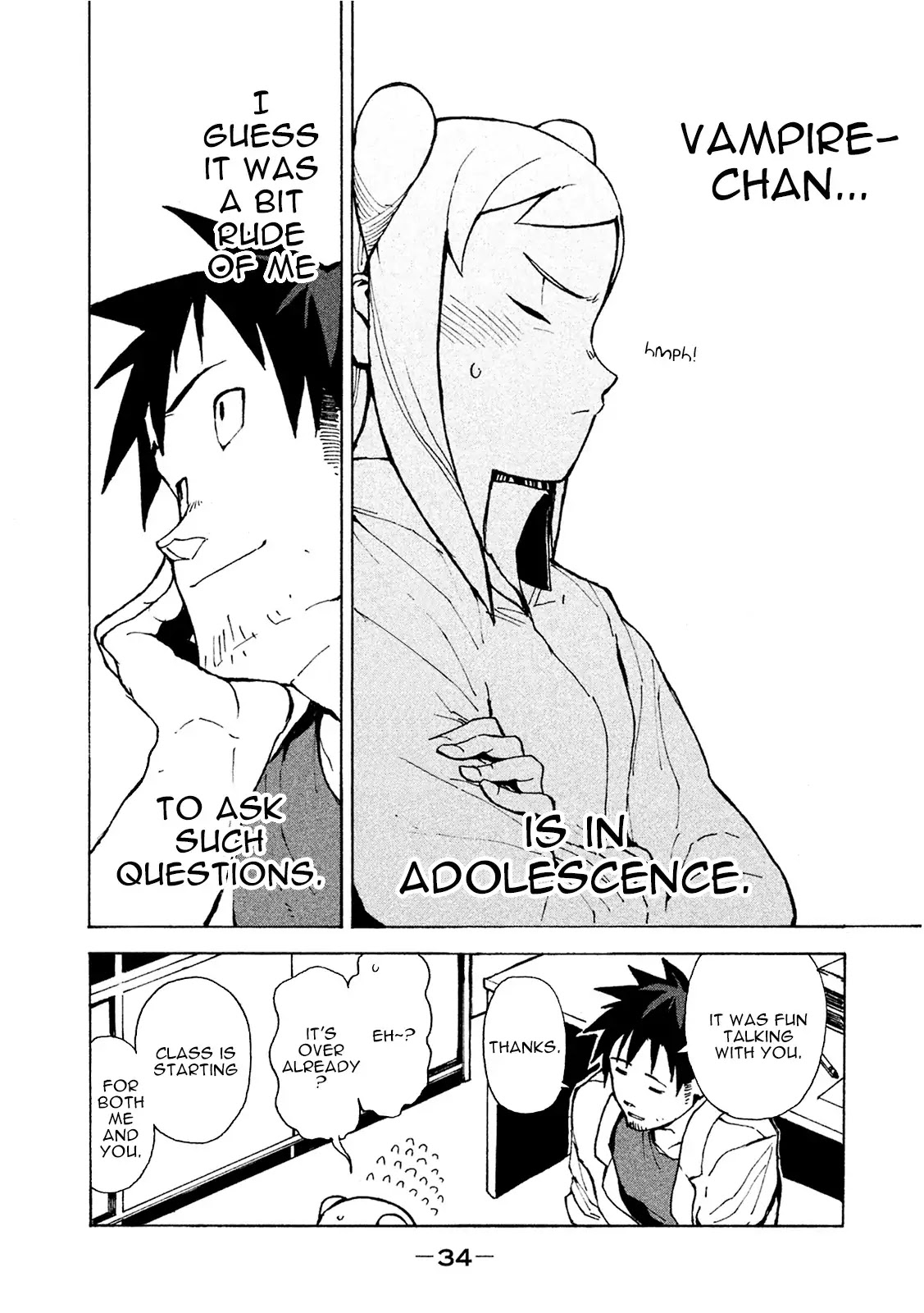 Ajin-chan wa Kataritai Chapter 2 page 11 - Chapter 2: Vampire-chan is in Adolescence