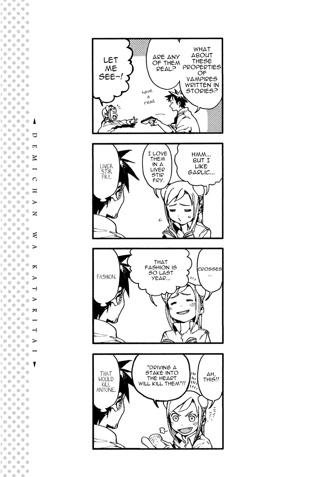 Ajin-chan wa Kataritai Chapter 2 page 14 - Chapter 2: Vampire-chan is in Adolescence