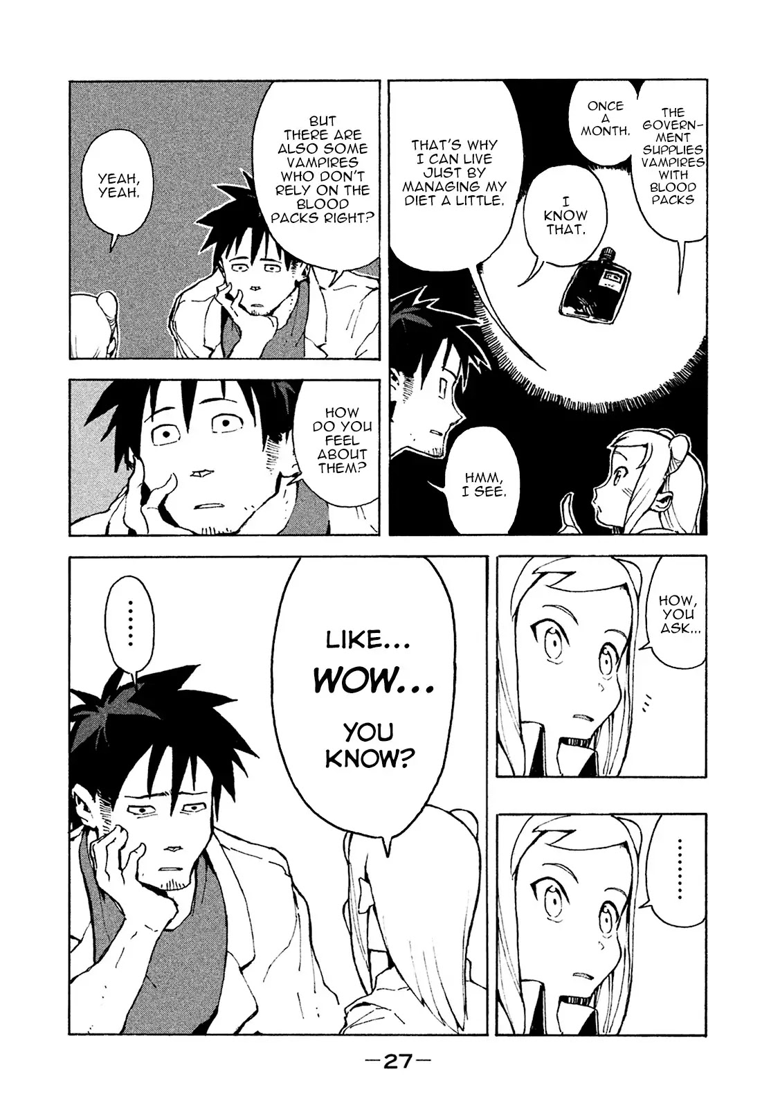 Ajin-chan wa Kataritai Chapter 2 page 4 - Chapter 2: Vampire-chan is in Adolescence