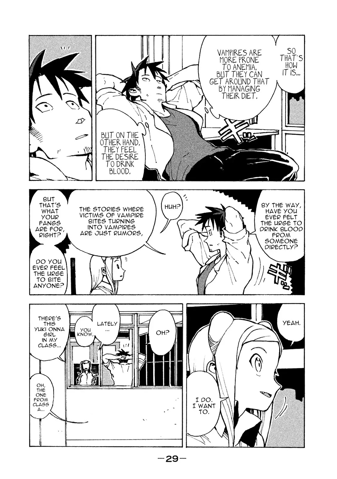 Ajin-chan wa Kataritai Chapter 2 page 6 - Chapter 2: Vampire-chan is in Adolescence