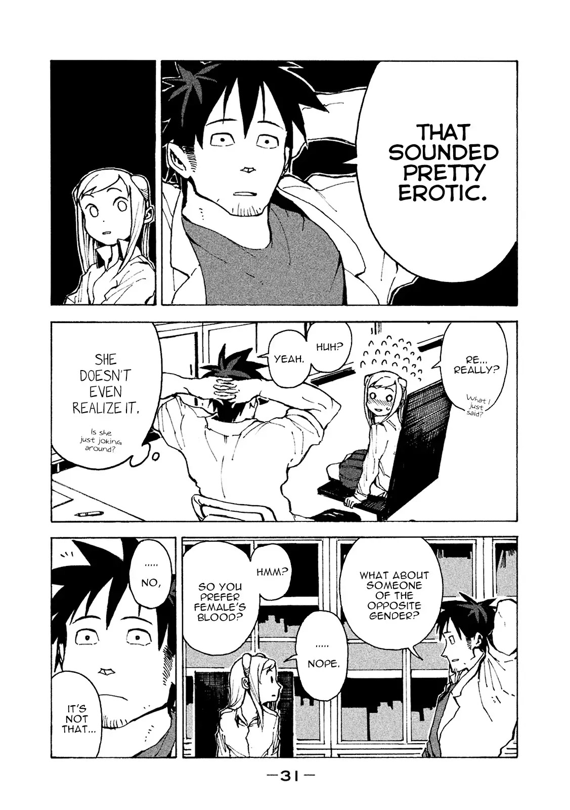 Ajin-chan wa Kataritai Chapter 2 page 8 - Chapter 2: Vampire-chan is in Adolescence