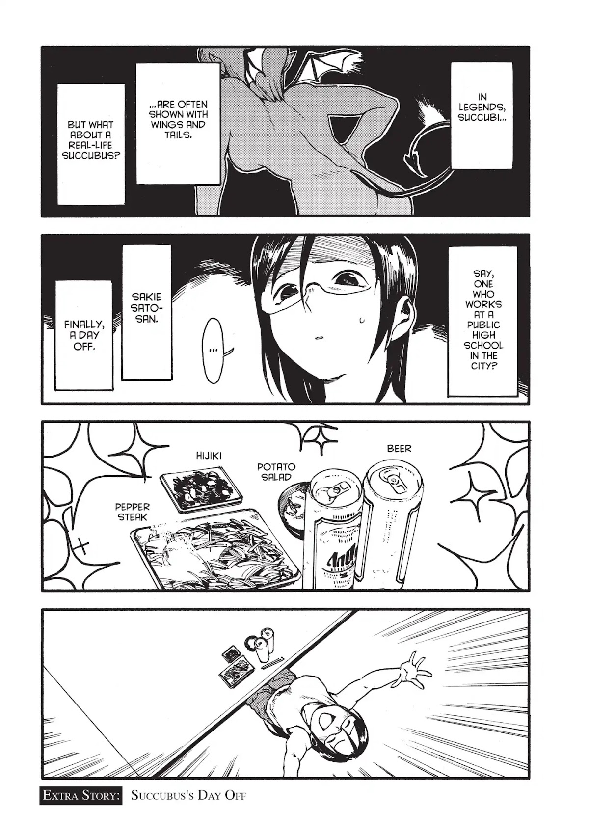 Ajin-chan wa Kataritai Chapter 21.5 page 1 - Vol.3 Extra Story ... Succubus's Day Off