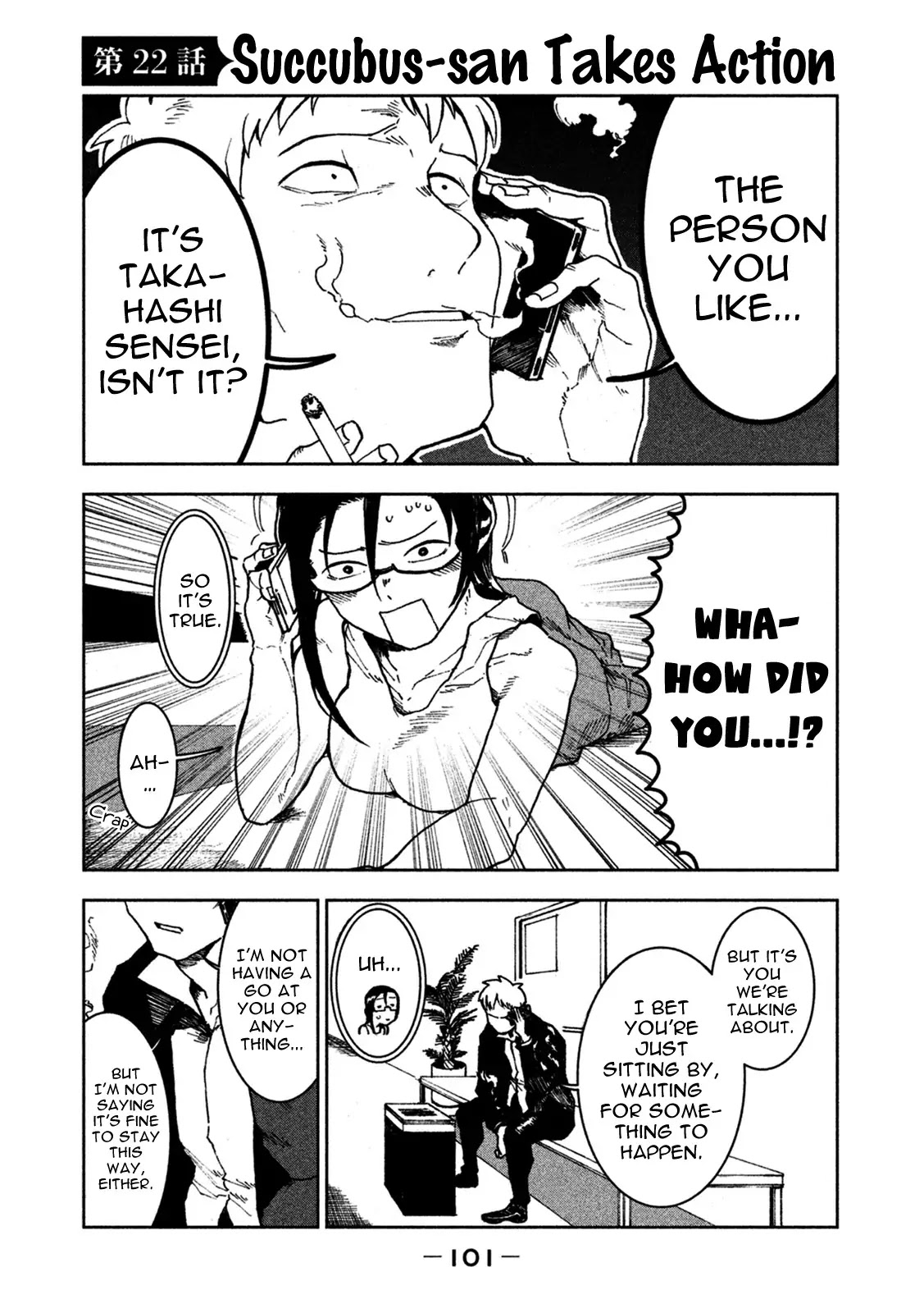 Ajin-chan wa Kataritai Chapter 22 page 1 - Chapter 22: Succubus-san Takes Action