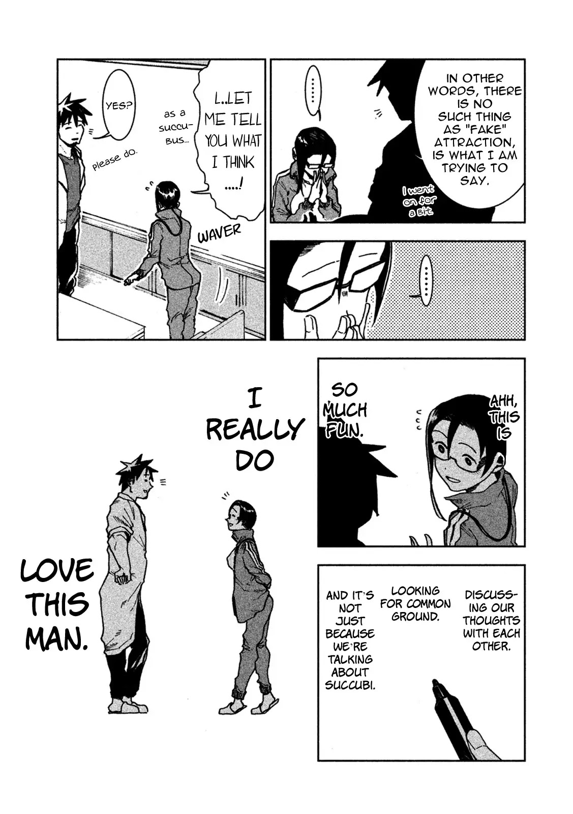 Ajin-chan wa Kataritai Chapter 22 page 14 - Chapter 22: Succubus-san Takes Action