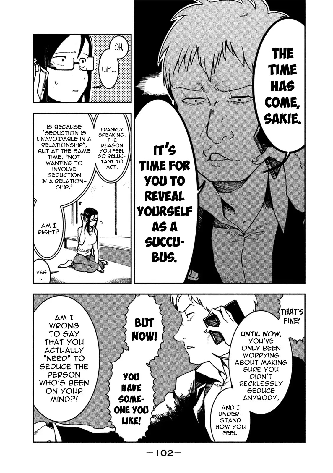 Ajin-chan wa Kataritai Chapter 22 page 2 - Chapter 22: Succubus-san Takes Action