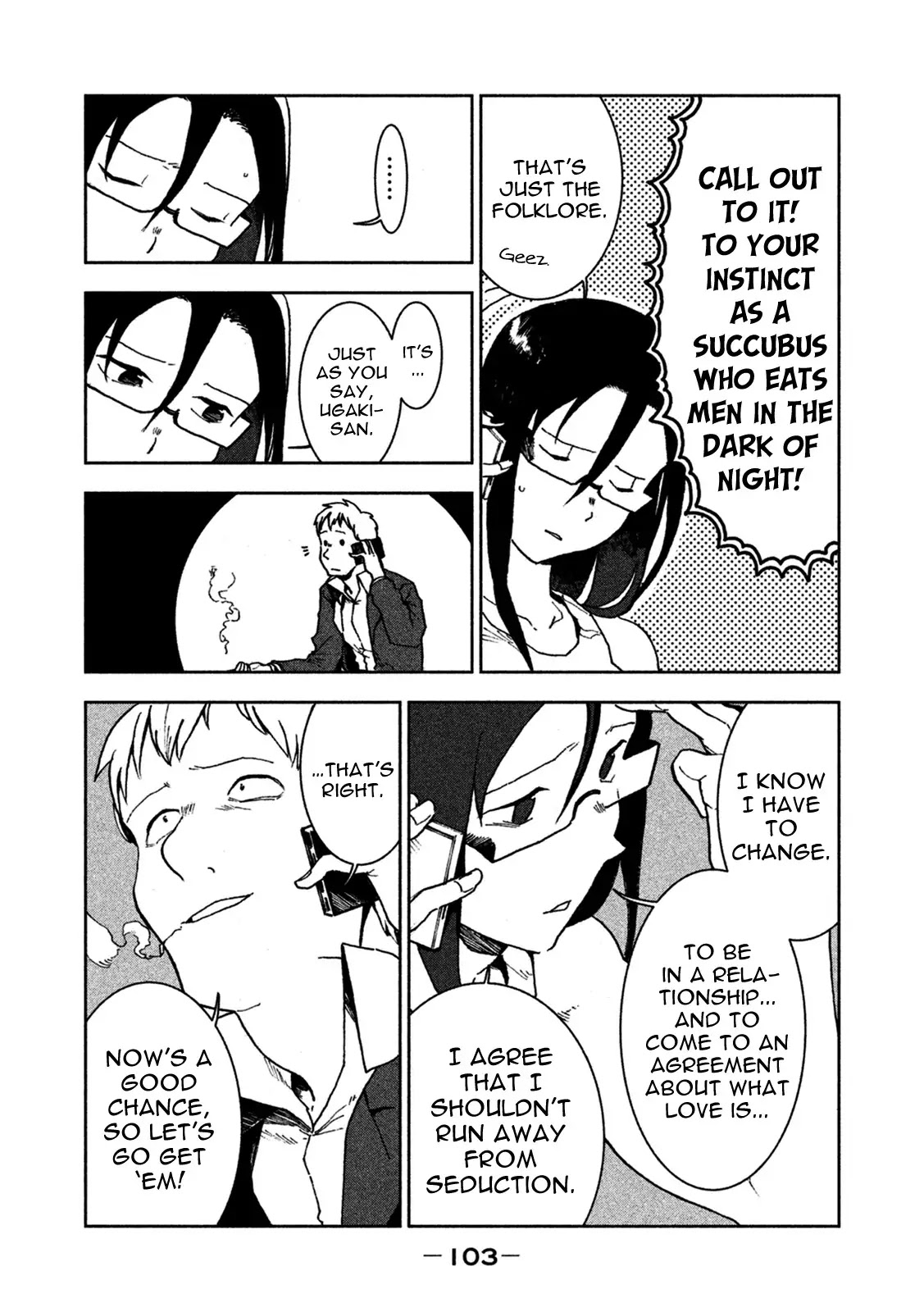 Ajin-chan wa Kataritai Chapter 22 page 3 - Chapter 22: Succubus-san Takes Action