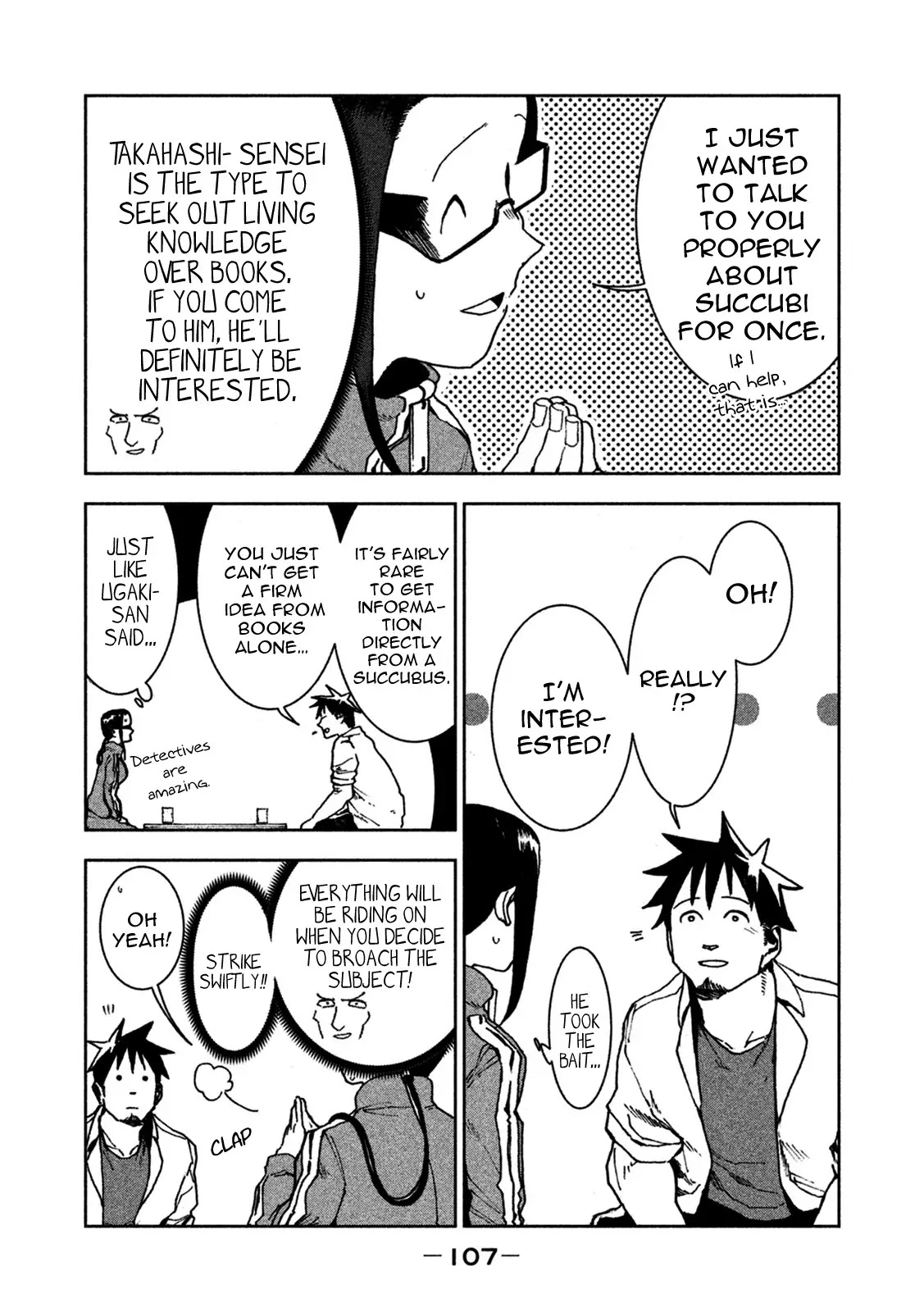 Ajin-chan wa Kataritai Chapter 22 page 7 - Chapter 22: Succubus-san Takes Action