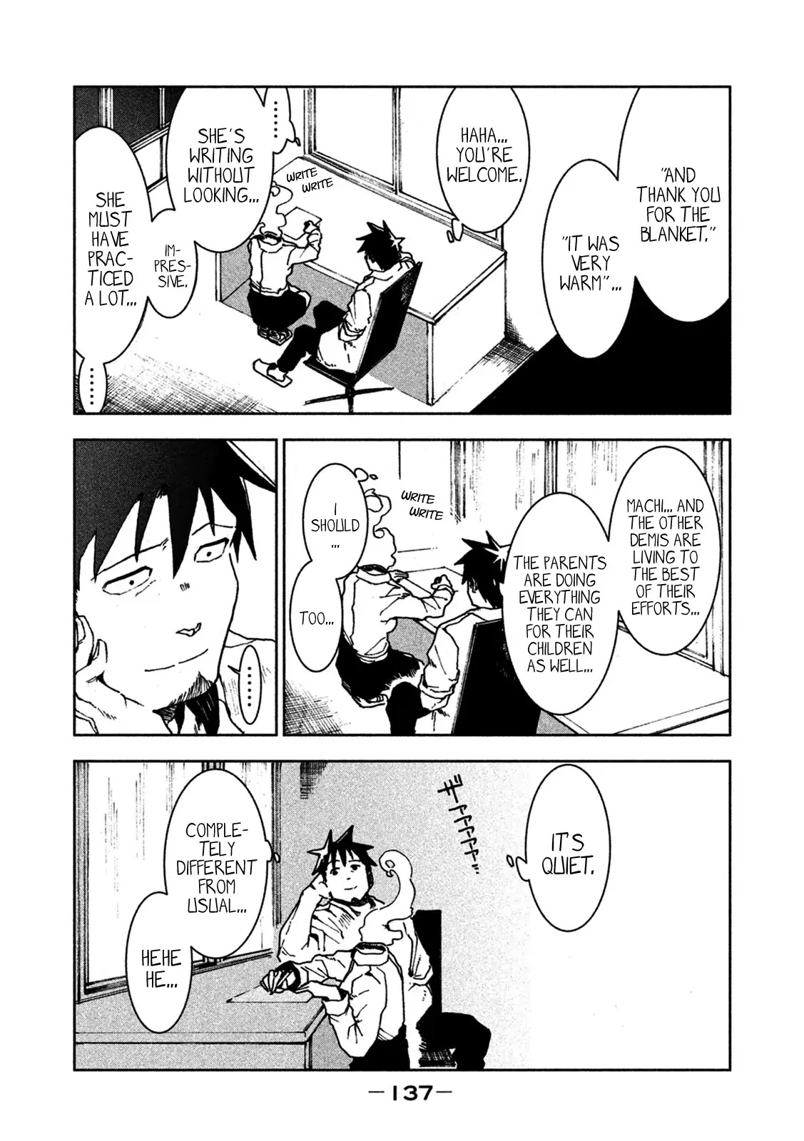 Ajin-chan wa Kataritai Chapter 23 page 17 - Chapter 23: Demi-chan Doesn't Talk