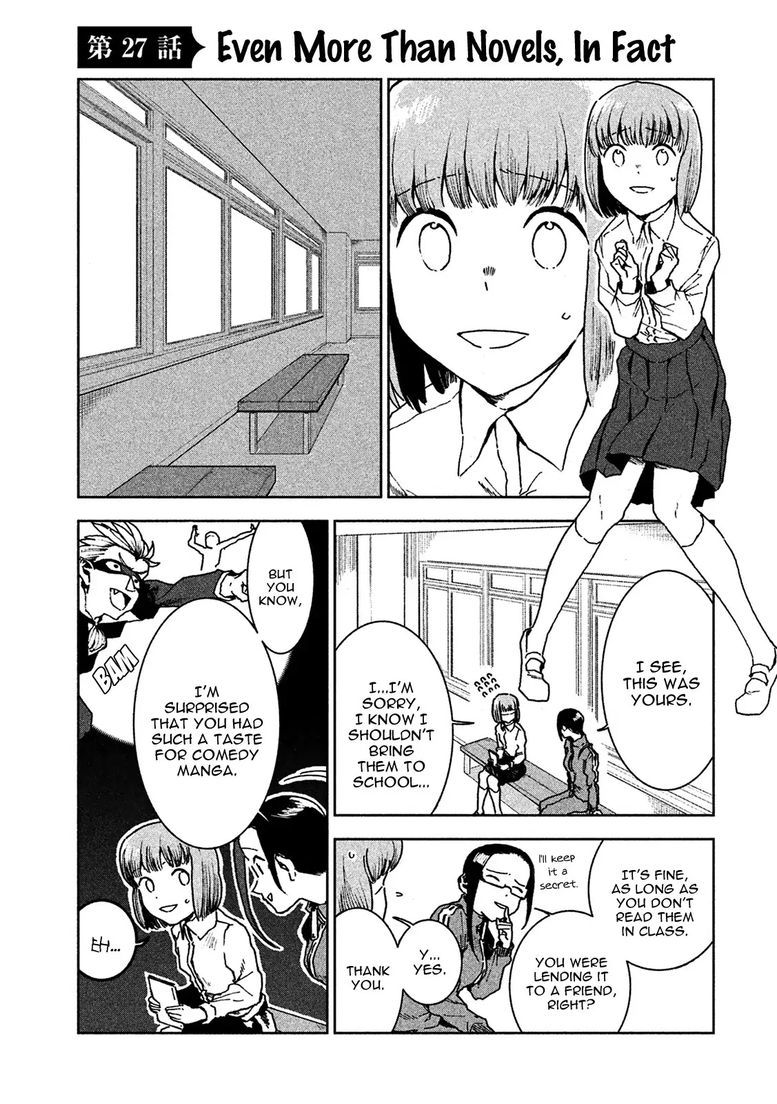Ajin-chan wa Kataritai Chapter 27 page 2 - Chapter 27: Even More Than Novels, In Fact