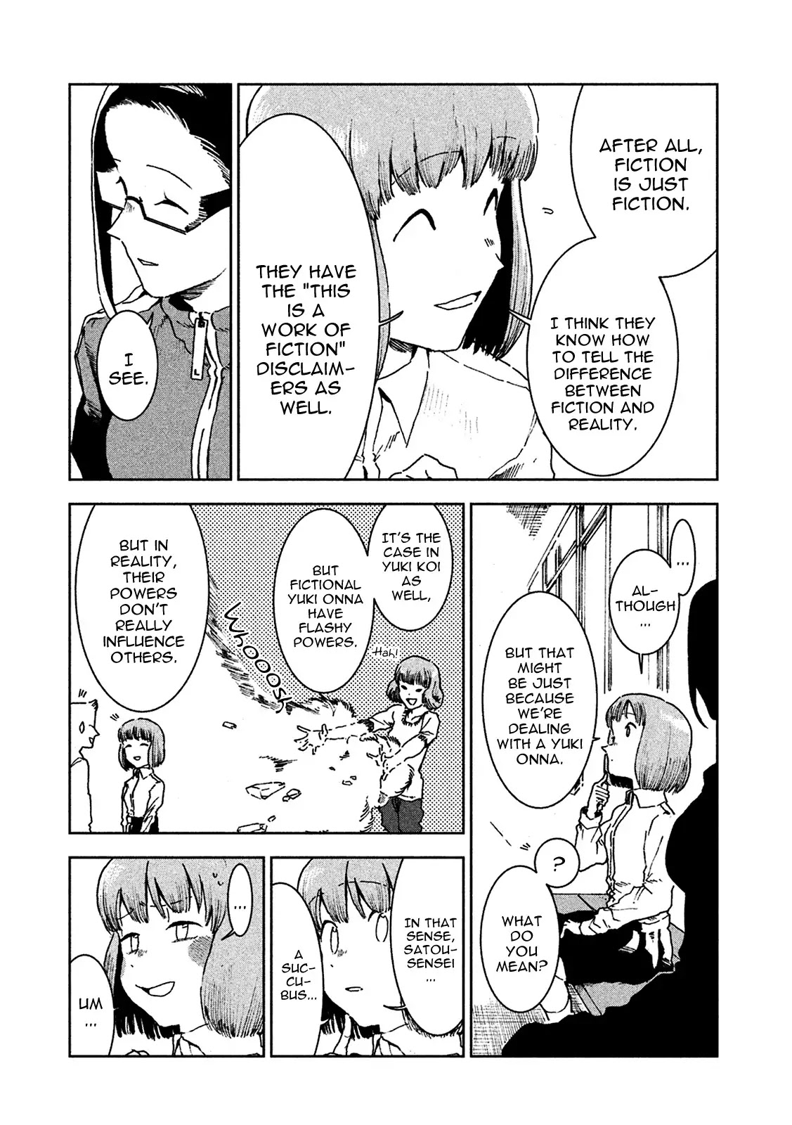 Ajin-chan wa Kataritai Chapter 27 page 9 - Chapter 27: Even More Than Novels, In Fact