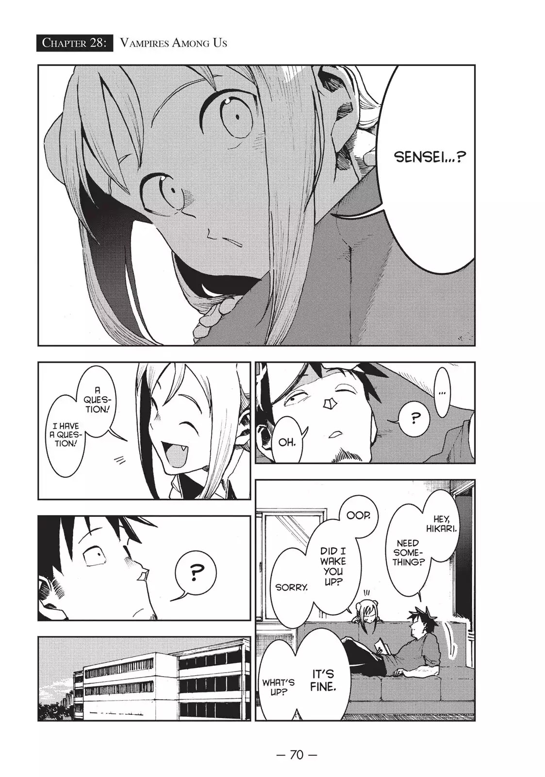 Ajin-chan wa Kataritai Chapter 28 page 2 - Chapter 28: Vampires Among Us