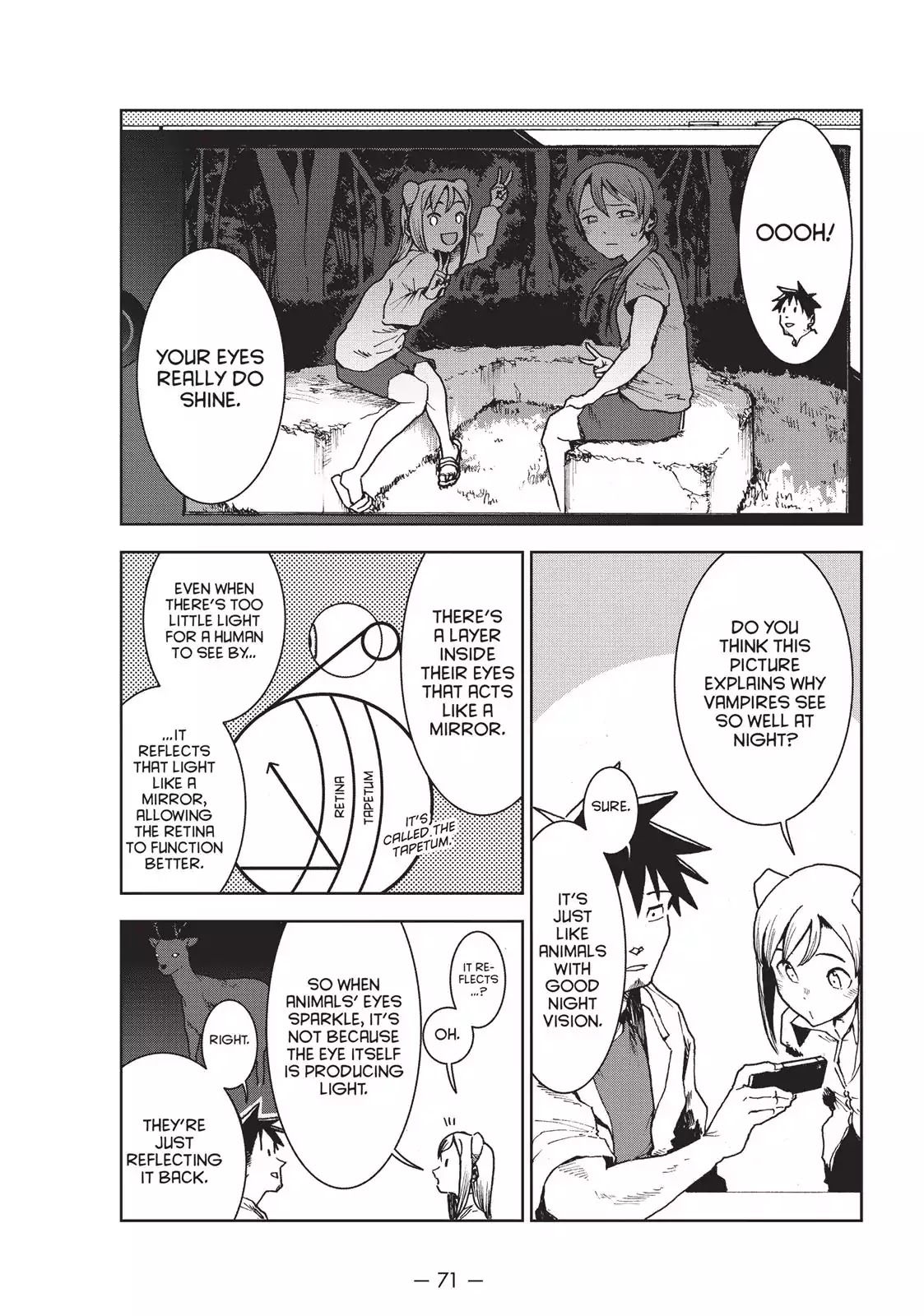 Ajin-chan wa Kataritai Chapter 28 page 3 - Chapter 28: Vampires Among Us