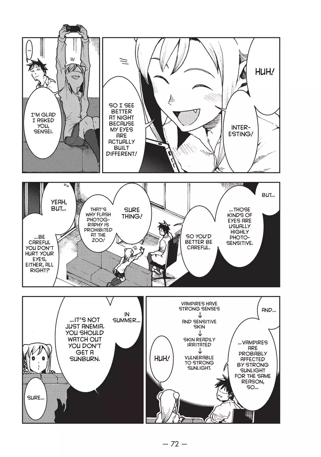 Ajin-chan wa Kataritai Chapter 28 page 4 - Chapter 28: Vampires Among Us