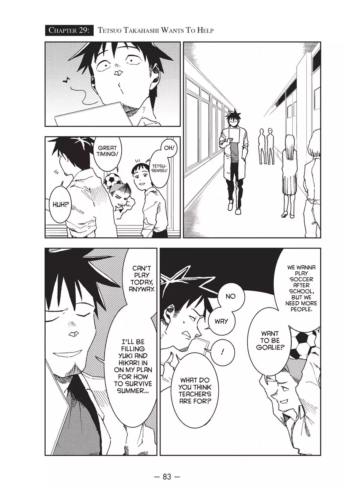 Ajin-chan wa Kataritai Chapter 29 page 1 - Chapter 29: Tetsuo Takahashi Wants To Help