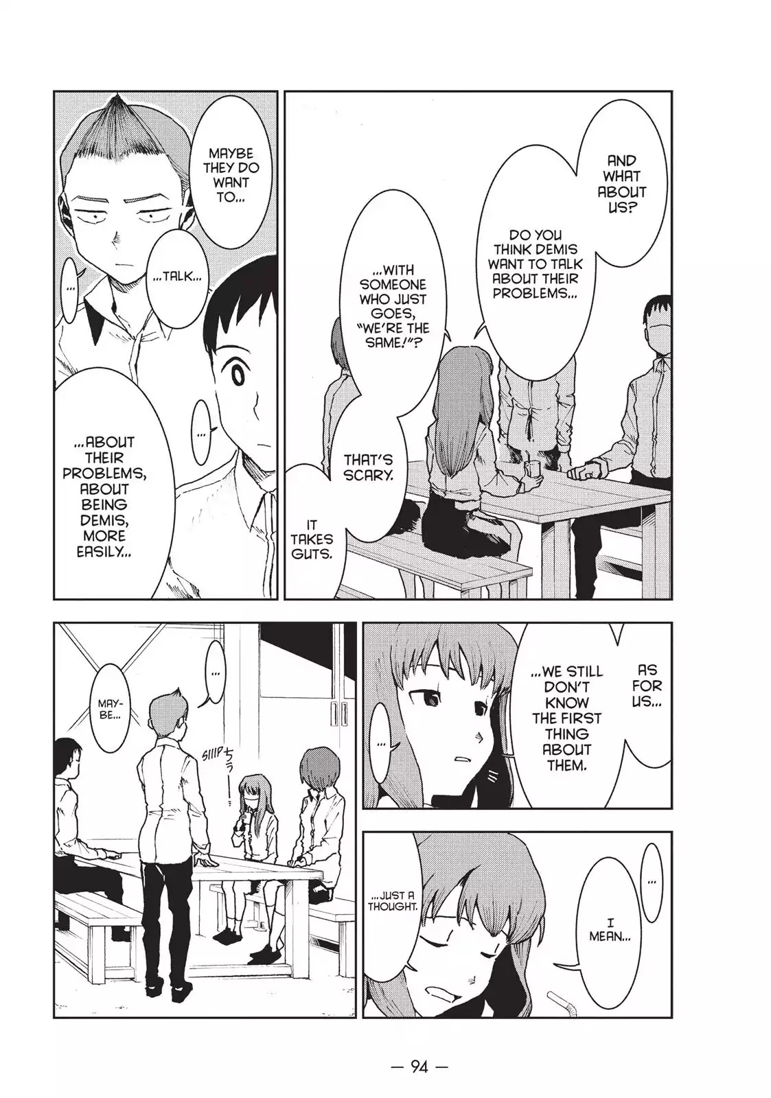 Ajin-chan wa Kataritai Chapter 29 page 12 - Chapter 29: Tetsuo Takahashi Wants To Help