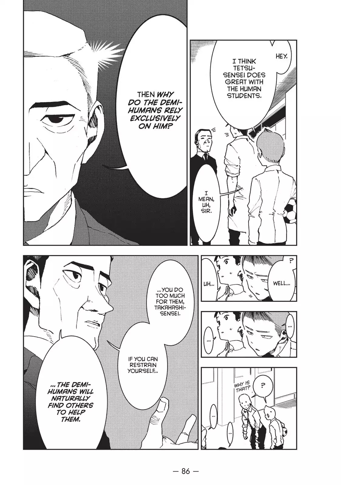 Ajin-chan wa Kataritai Chapter 29 page 4 - Chapter 29: Tetsuo Takahashi Wants To Help