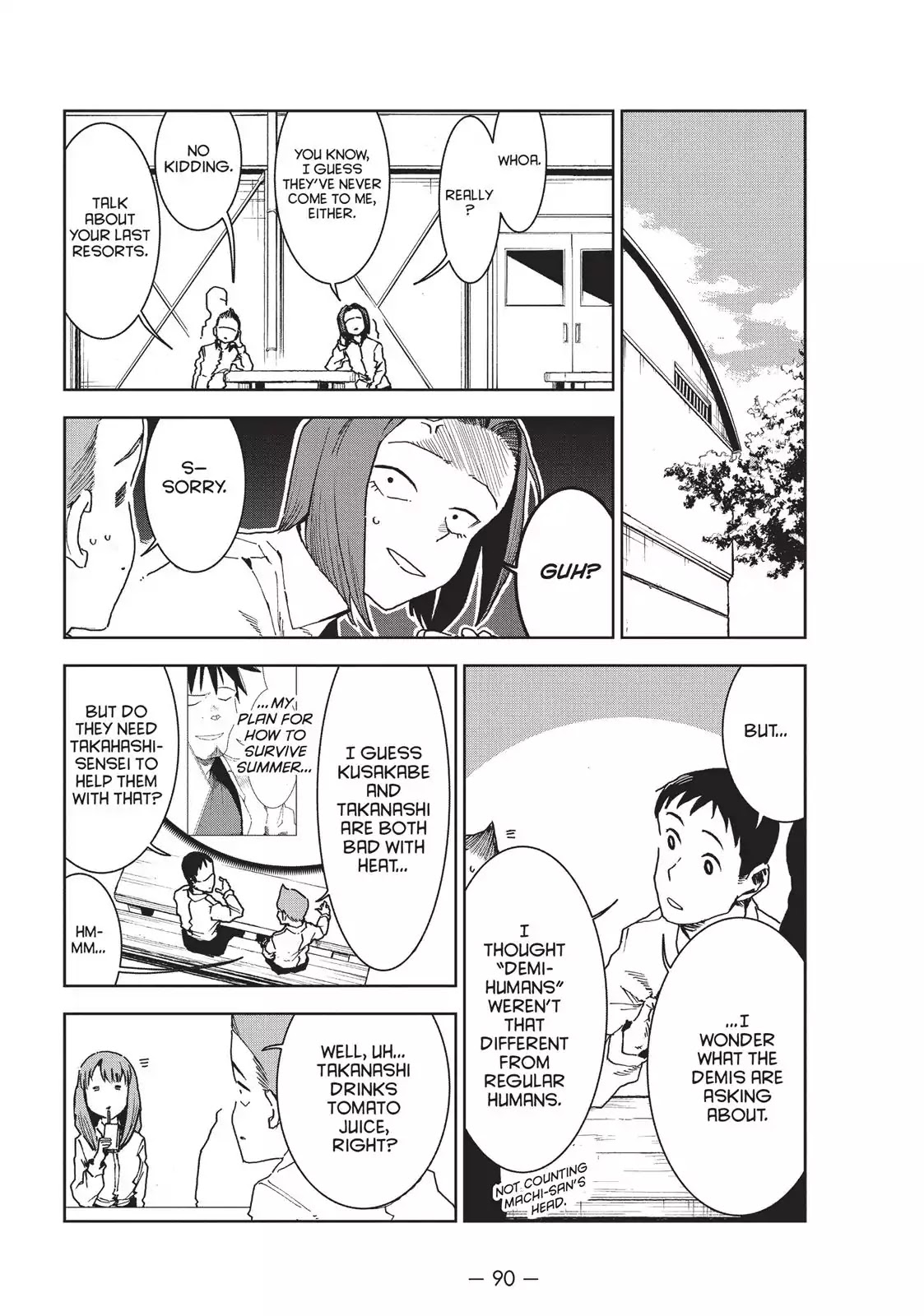 Ajin-chan wa Kataritai Chapter 29 page 8 - Chapter 29: Tetsuo Takahashi Wants To Help