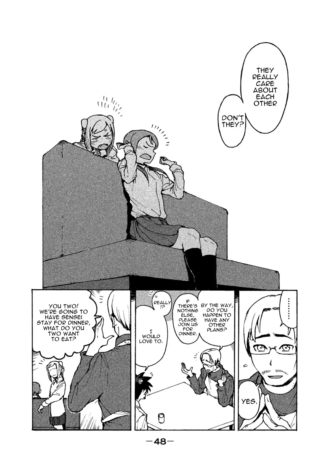 Ajin-chan wa Kataritai Chapter 3 page 11 - Chapter 3: The Takanashi Sisters are Close