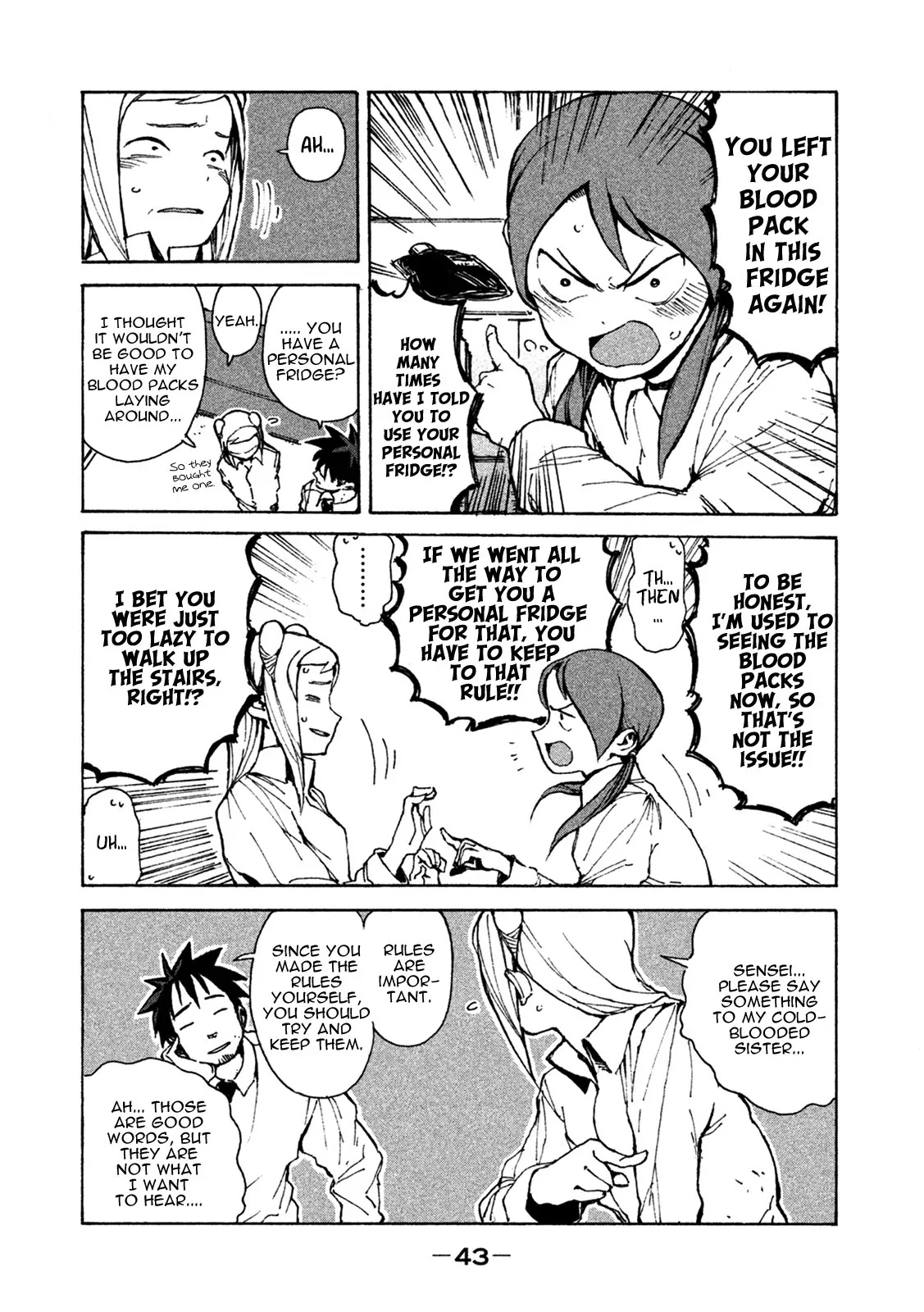 Ajin-chan wa Kataritai Chapter 3 page 6 - Chapter 3: The Takanashi Sisters are Close