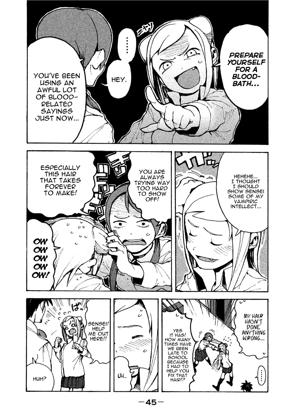 Ajin-chan wa Kataritai Chapter 3 page 8 - Chapter 3: The Takanashi Sisters are Close